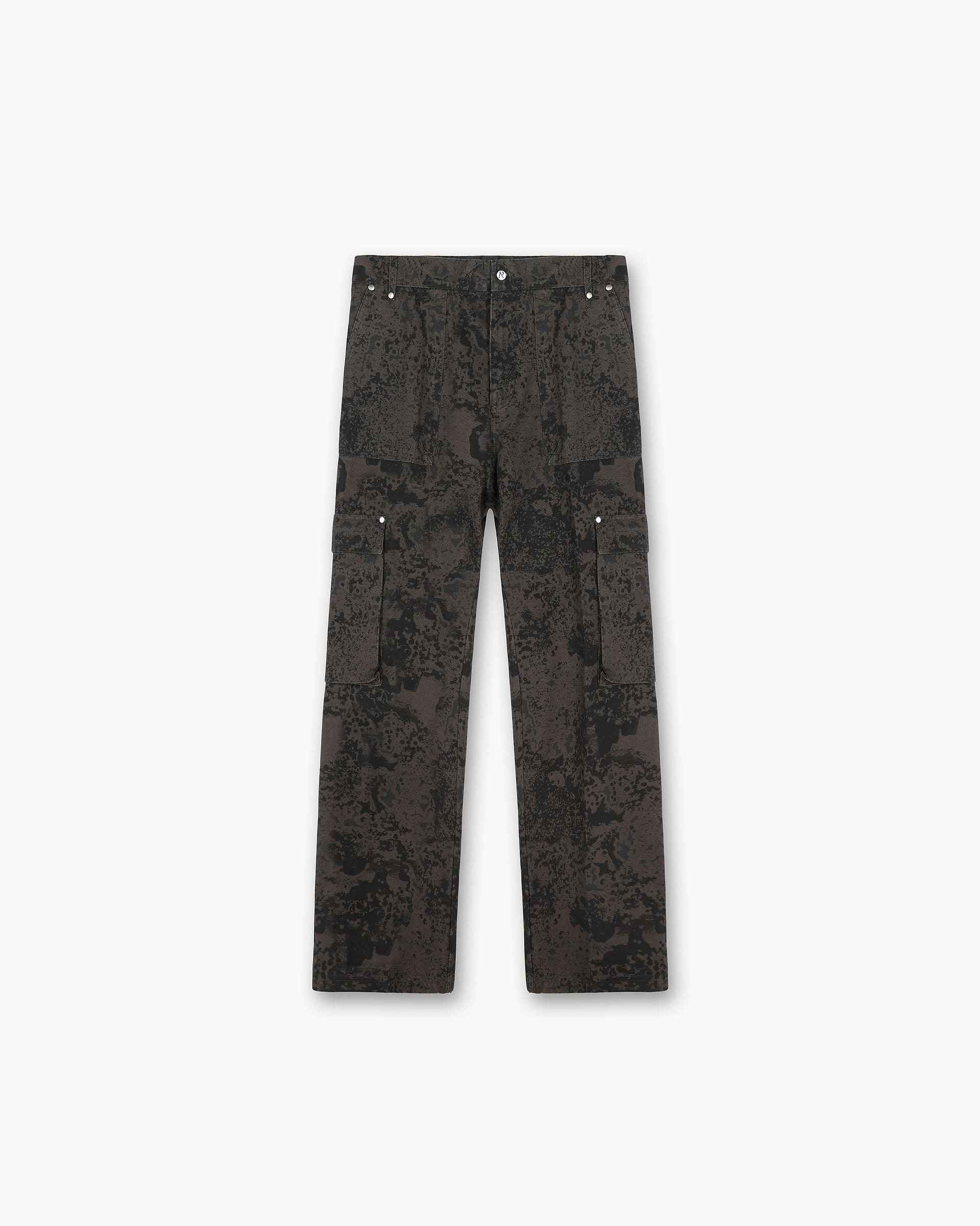 ZIPPERED CARGO PANTS ZW COLLECTION - Gray
