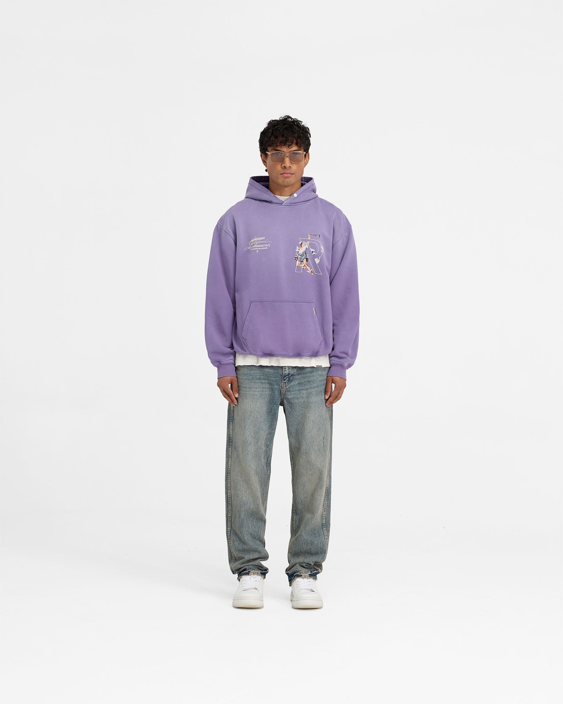 Hermes Hoodie - Purple