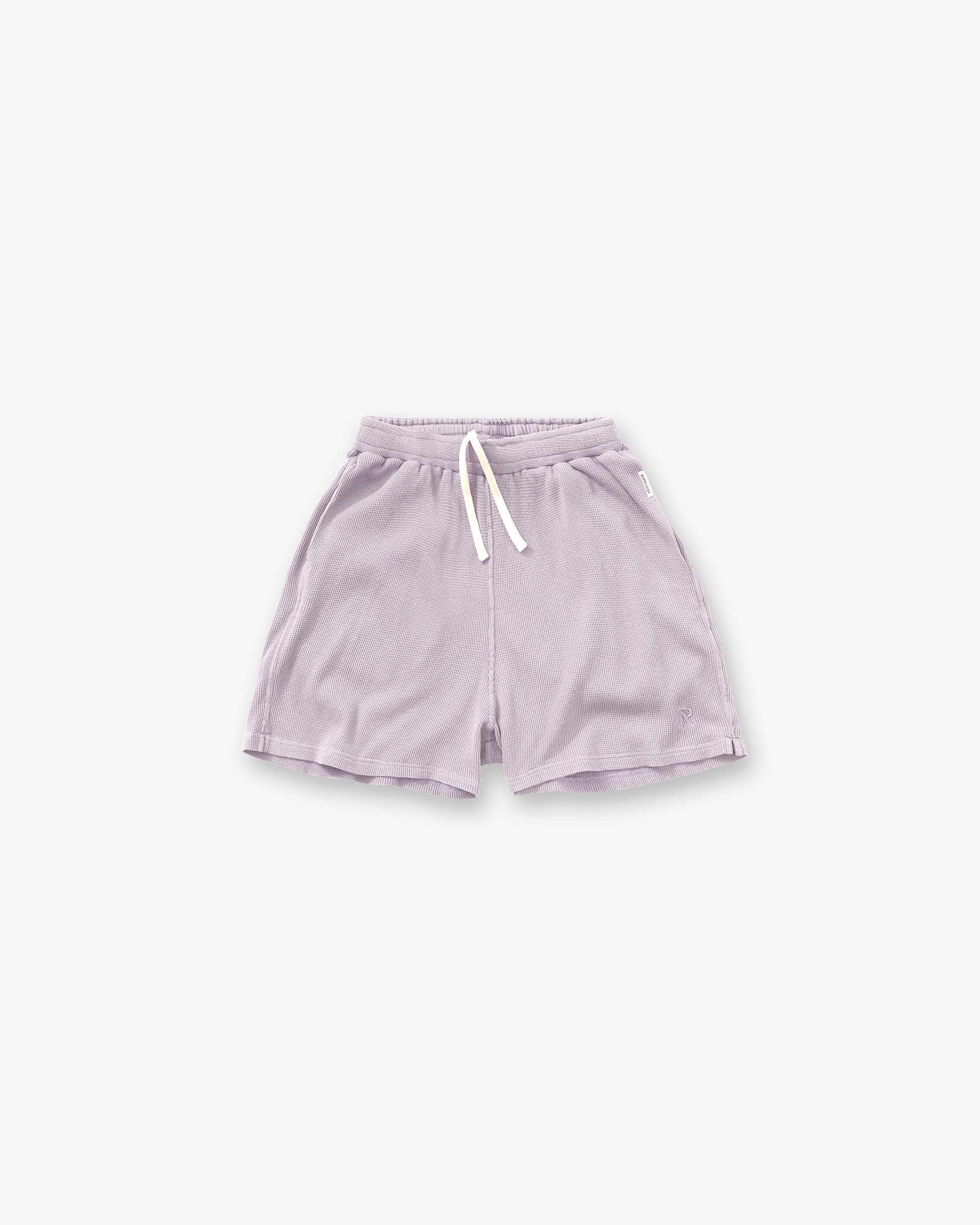 Initial Waffle Shorts- Mist