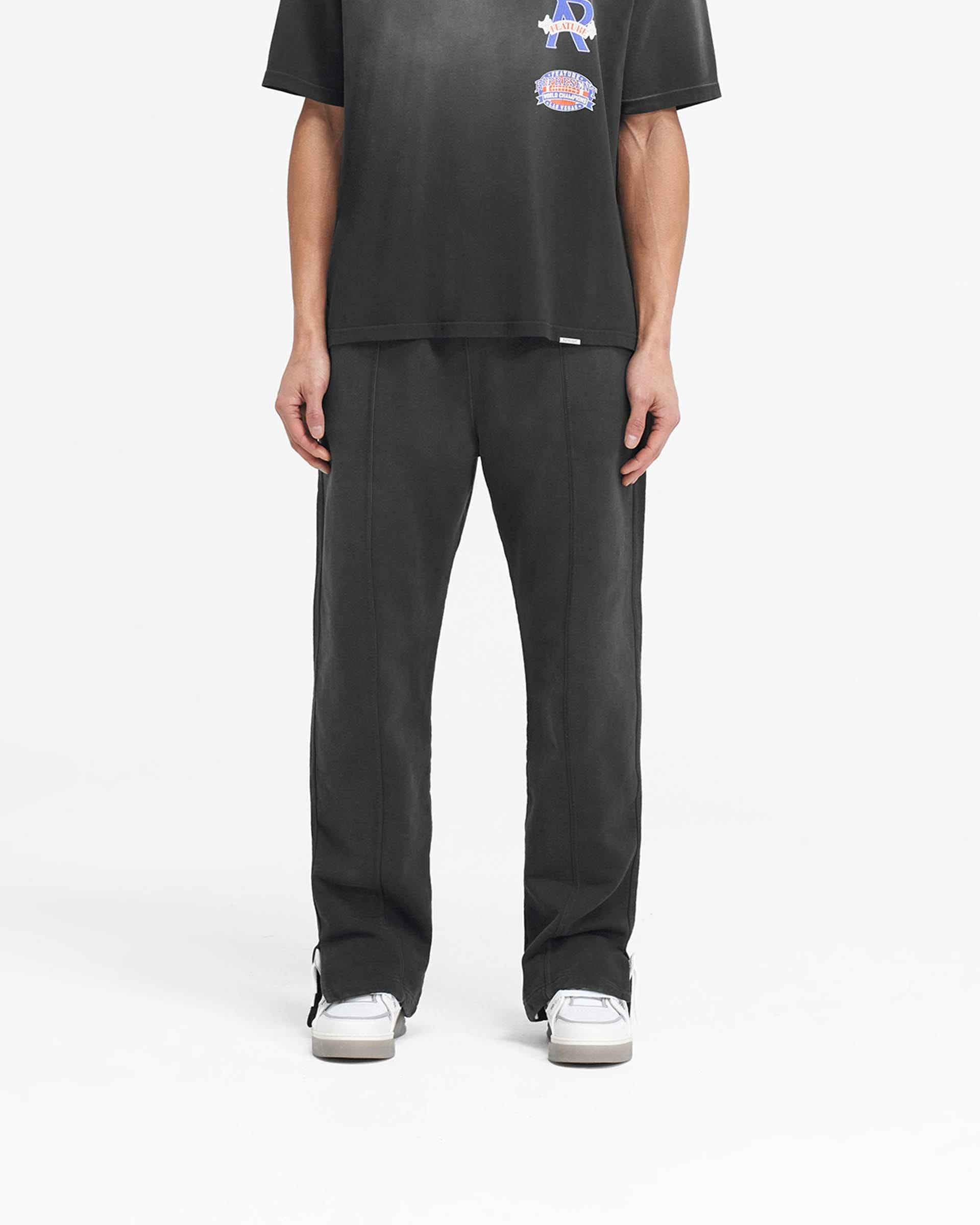 Represent X Feature Step Hem Sweatpants - Stained Black