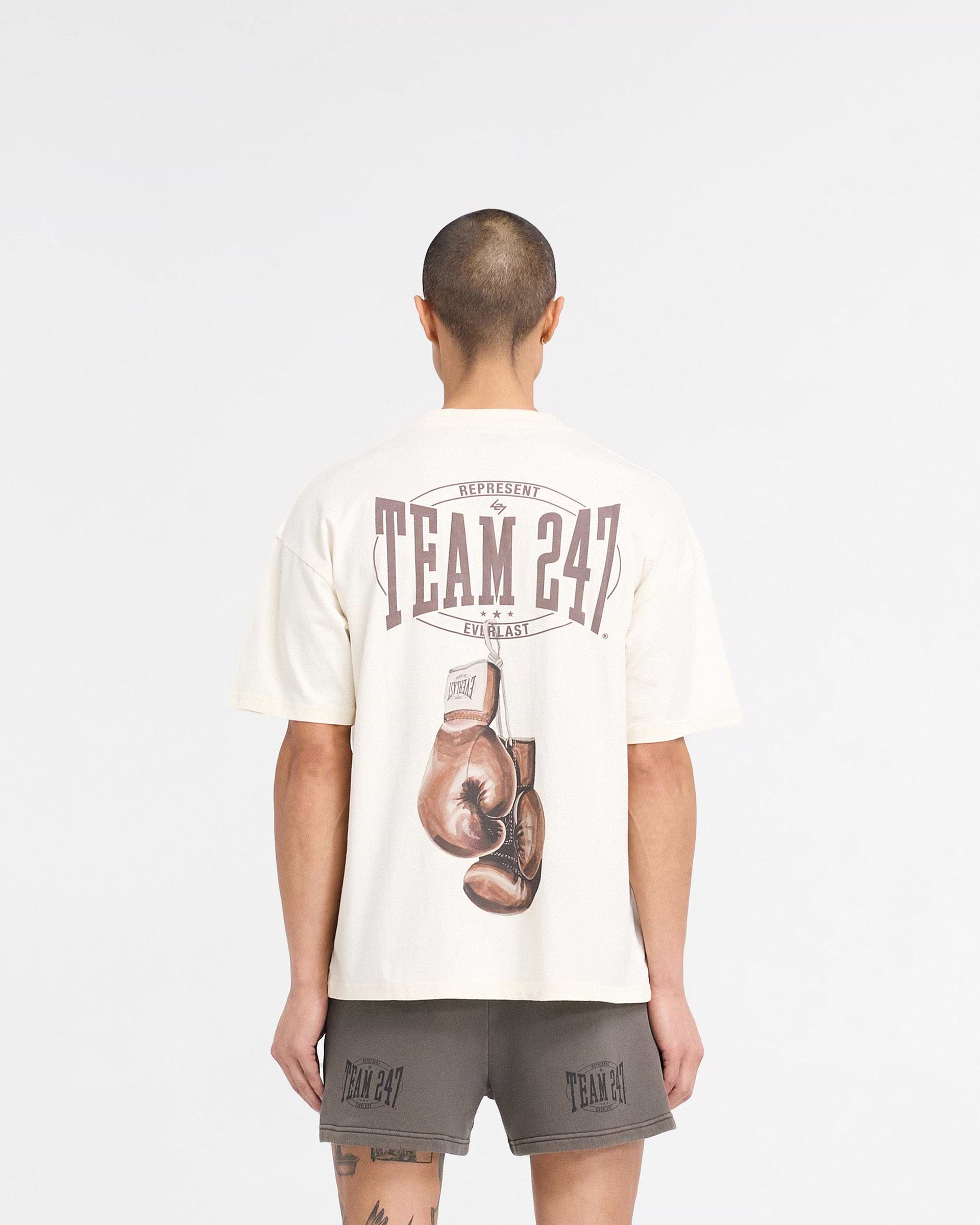 247 X Everlast Training Camp T-Shirt - Antique White | REPRESENT