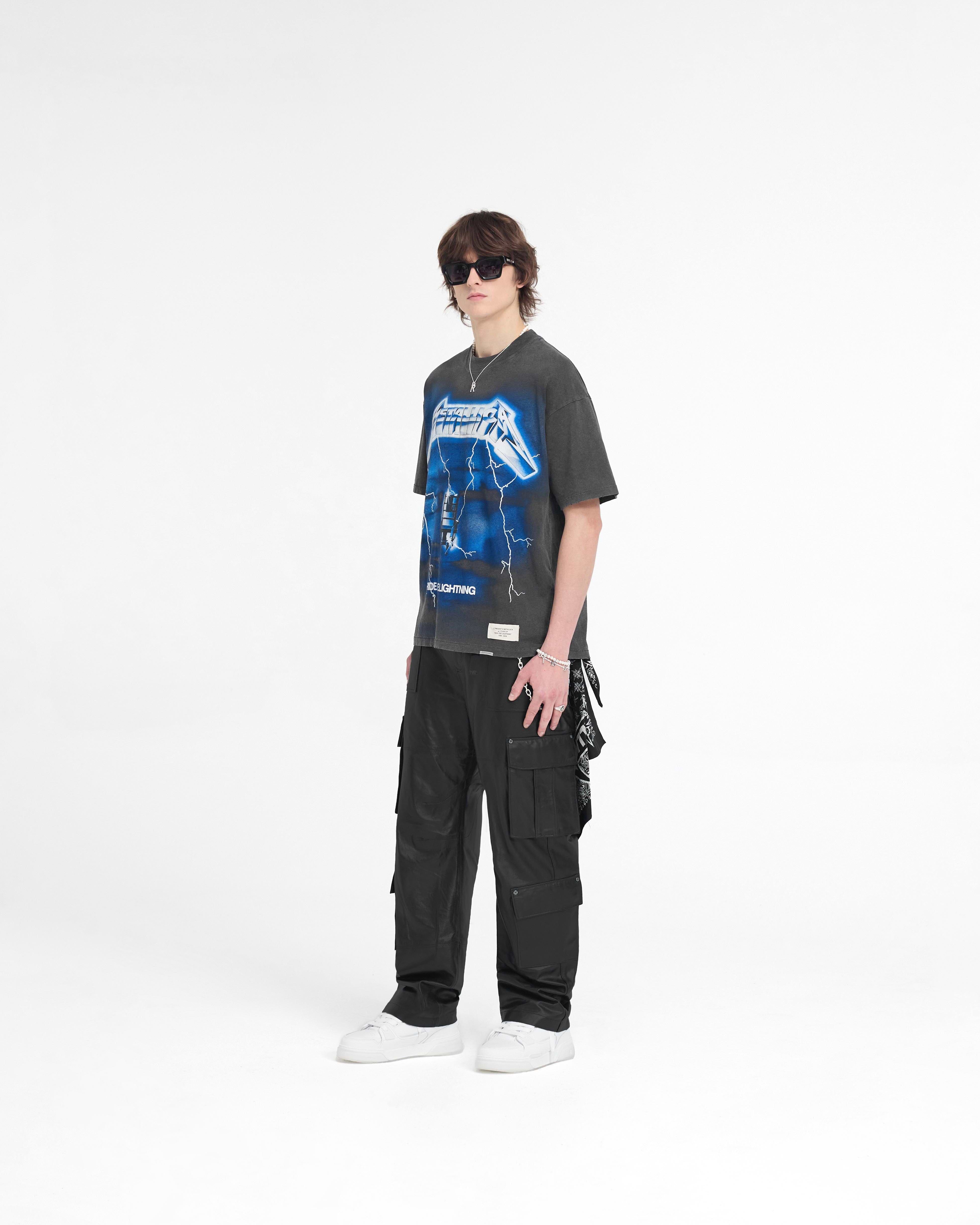 Represent メタリカ ライド・ザ・ライトニング Tシャツ Metallica Ride The Lightning T-Shirt | Flat White | REPRESENT