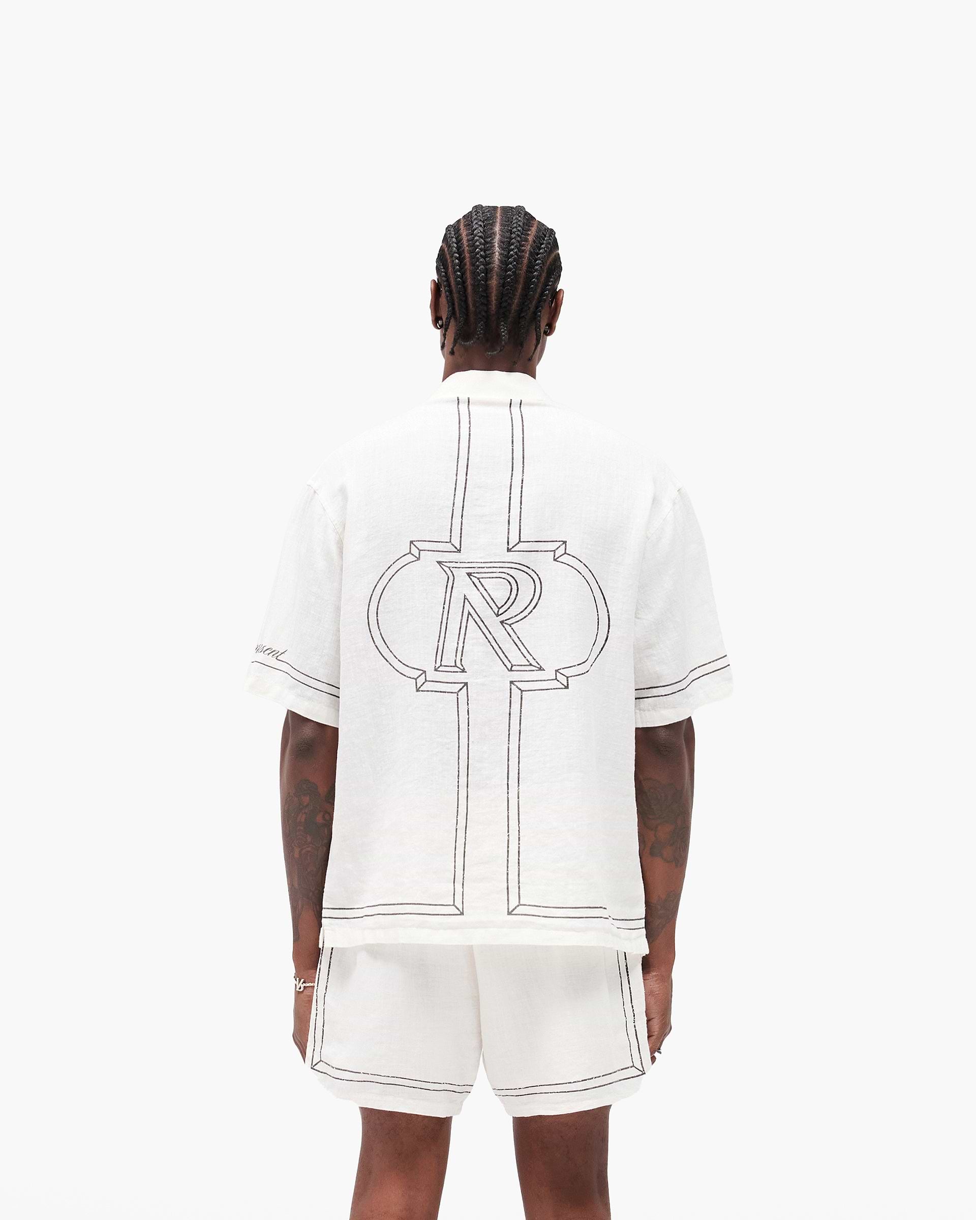 Border Shirt - Whisper White