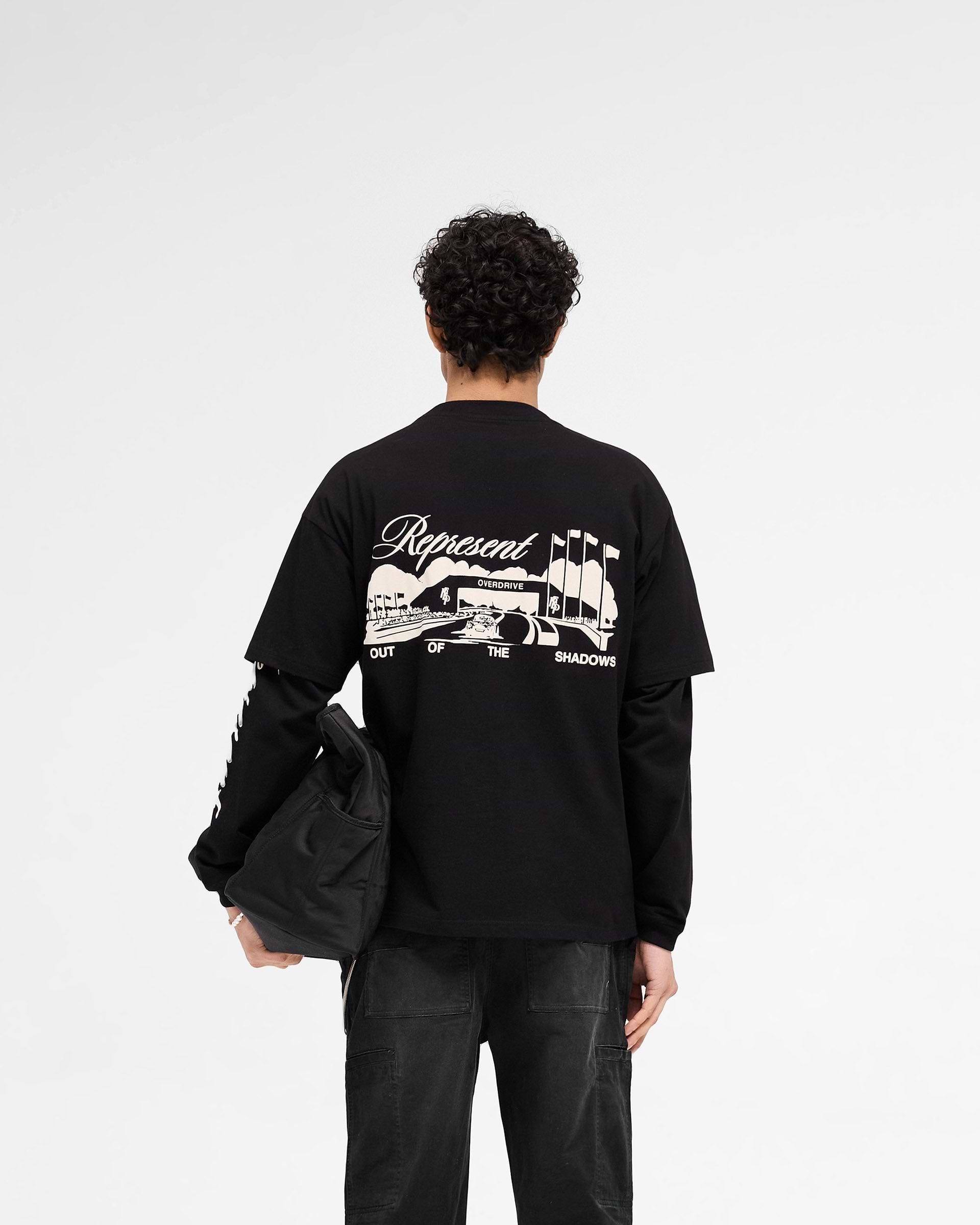 Raceway T-Shirt - Jet Black | REPRESENT