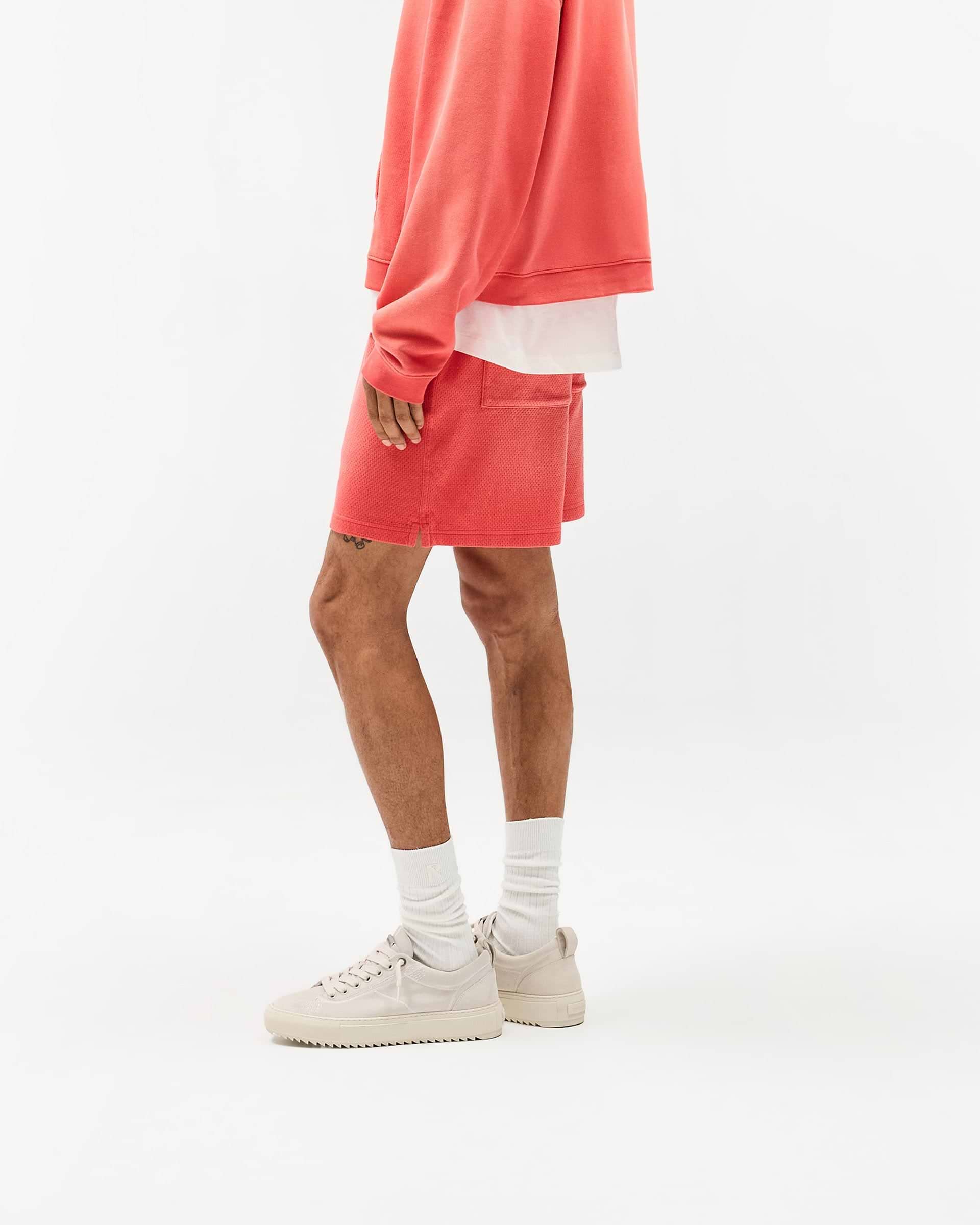 Initial Mesh Shorts - Vintage Red