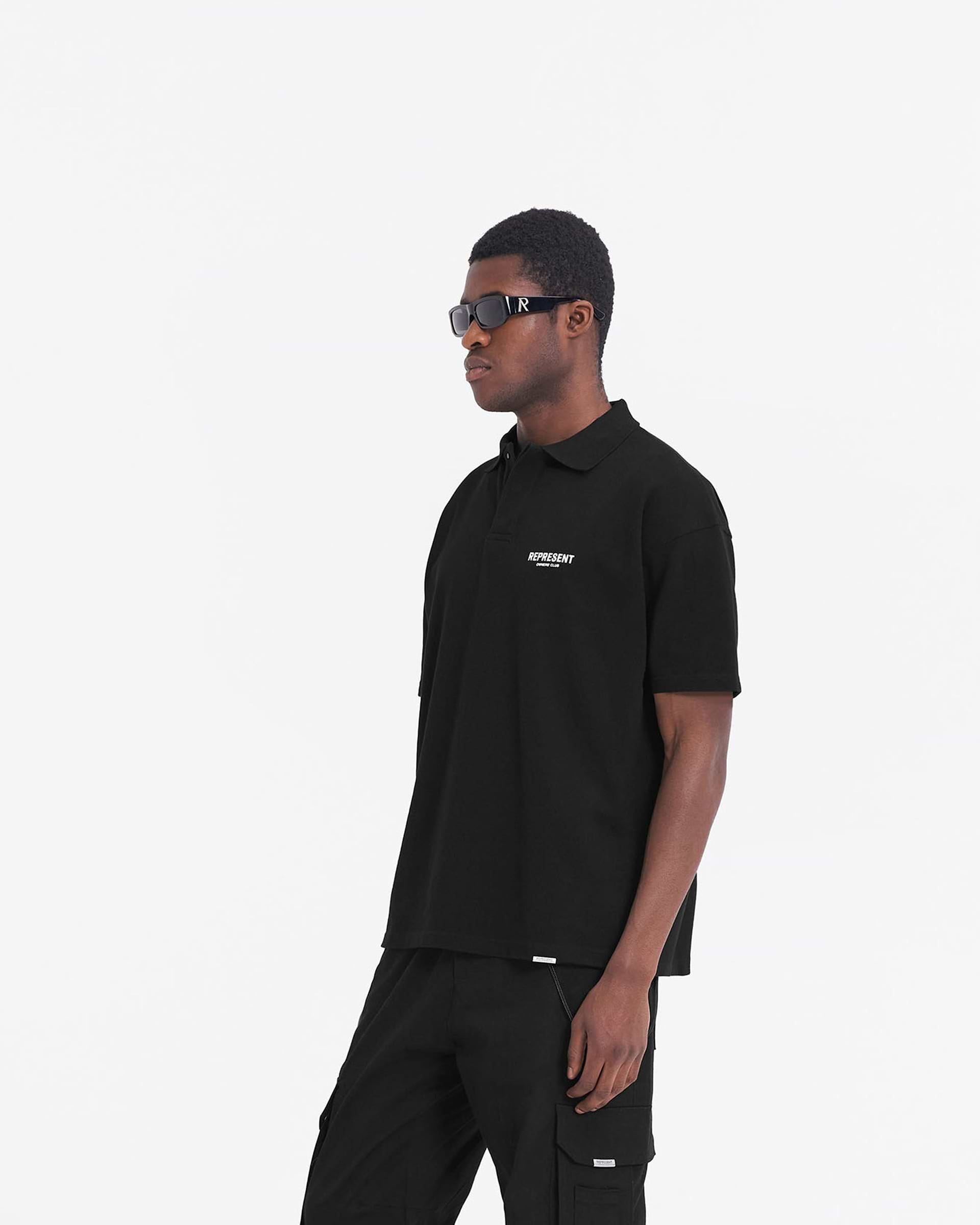 Represent Owners Club Polo Shirt - Black