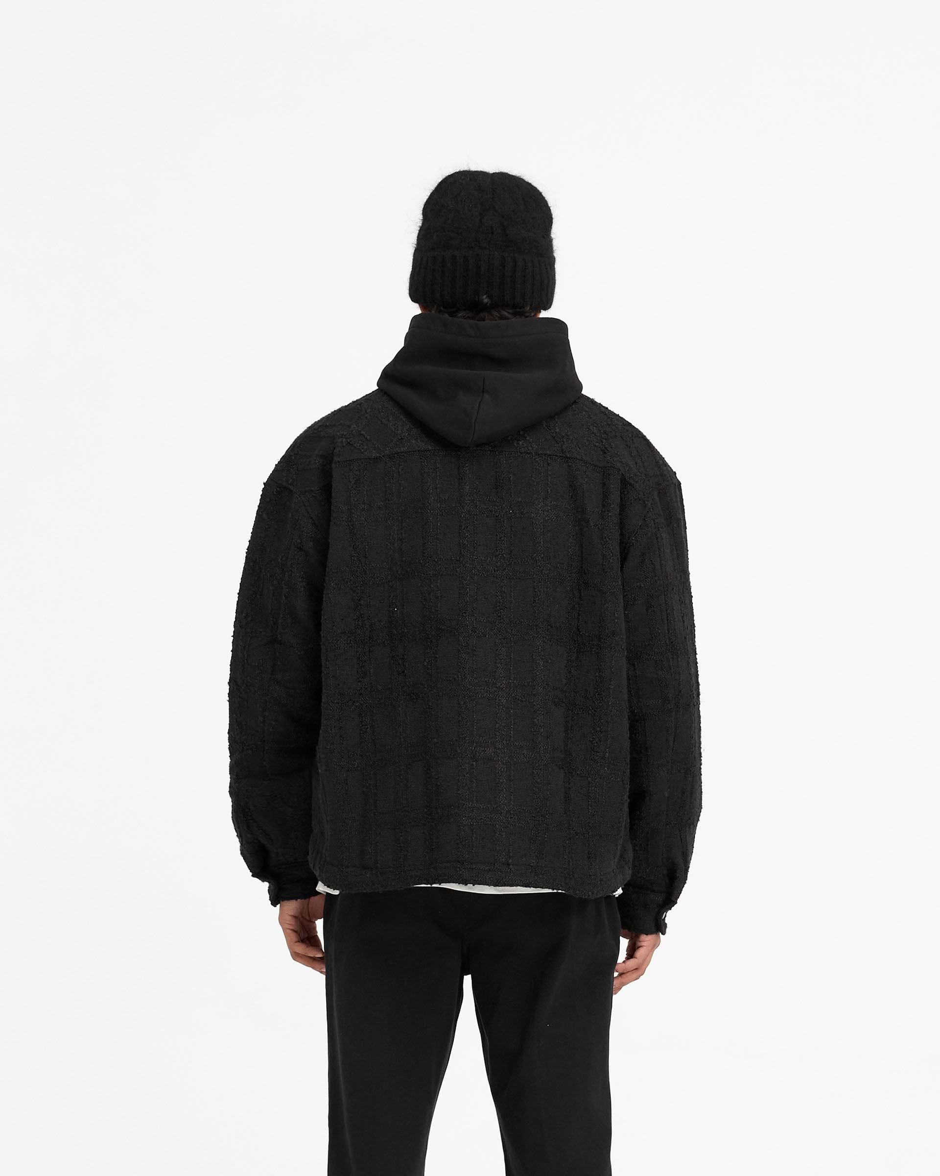 Wadded Overshirt - Black | REPRESENT