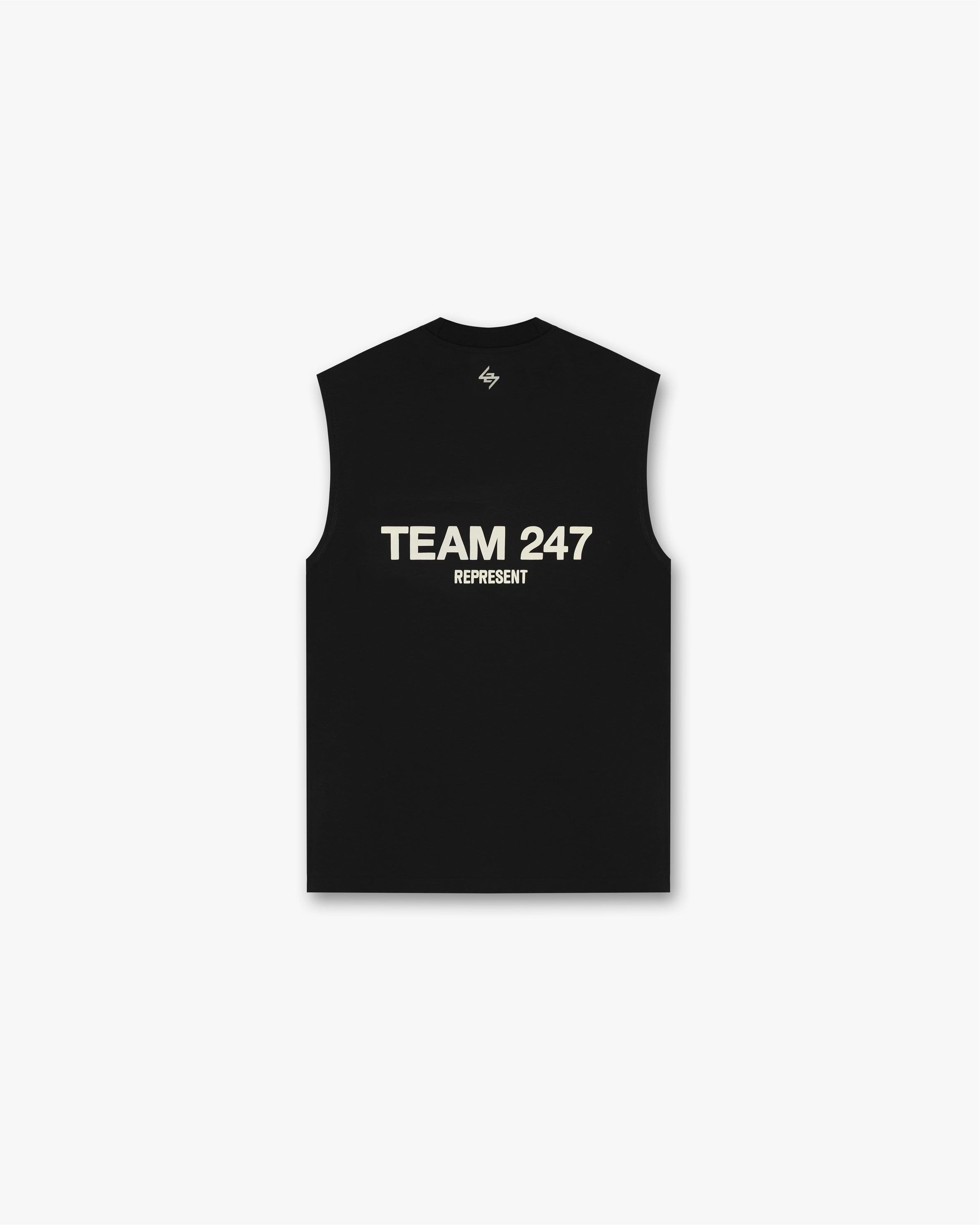 Team 247 Oversized Tank - Black | REPRESENT