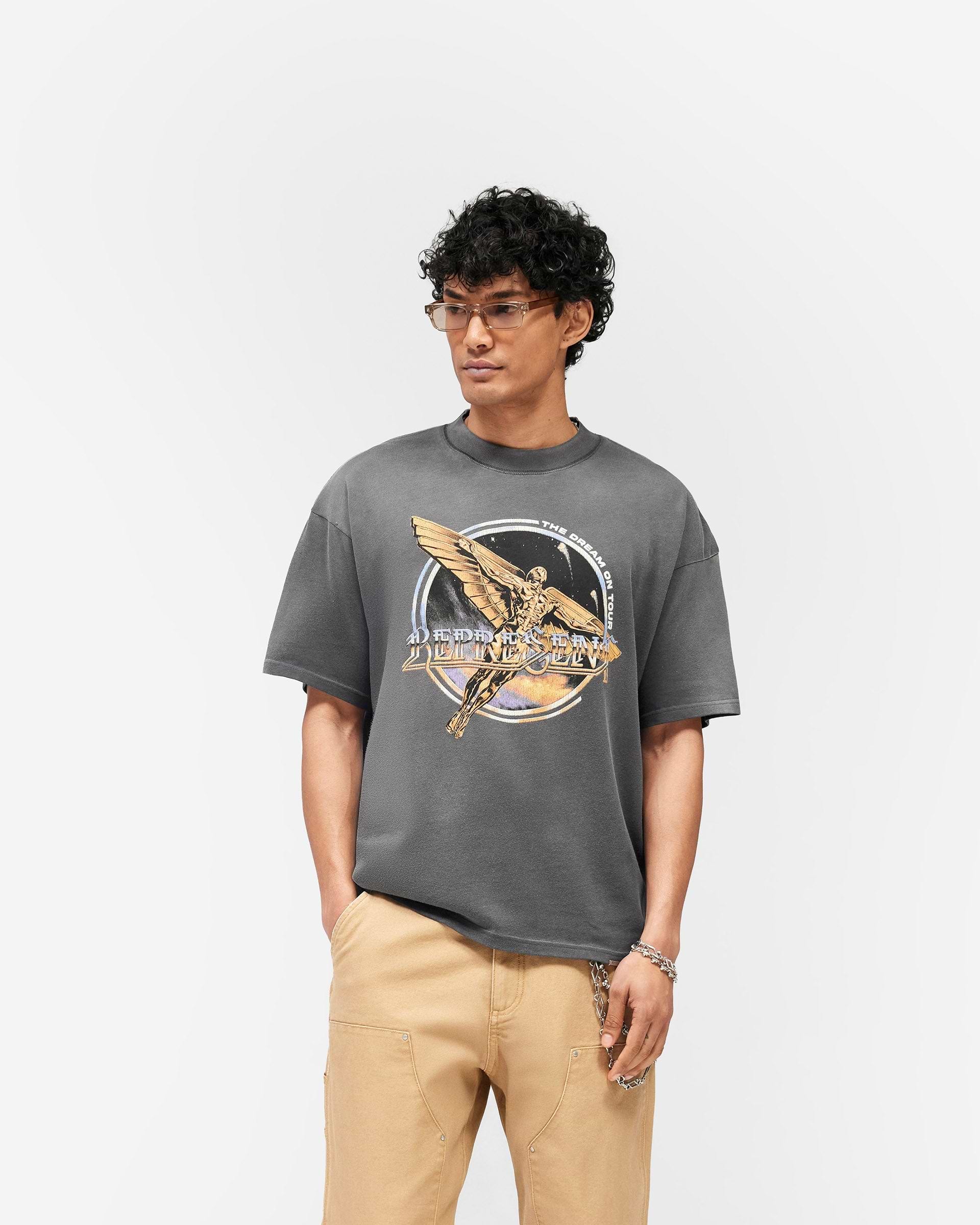 Golden Tour T-Shirt Sun Fade Grey | Spring Summer T Shirts | REPRESENT