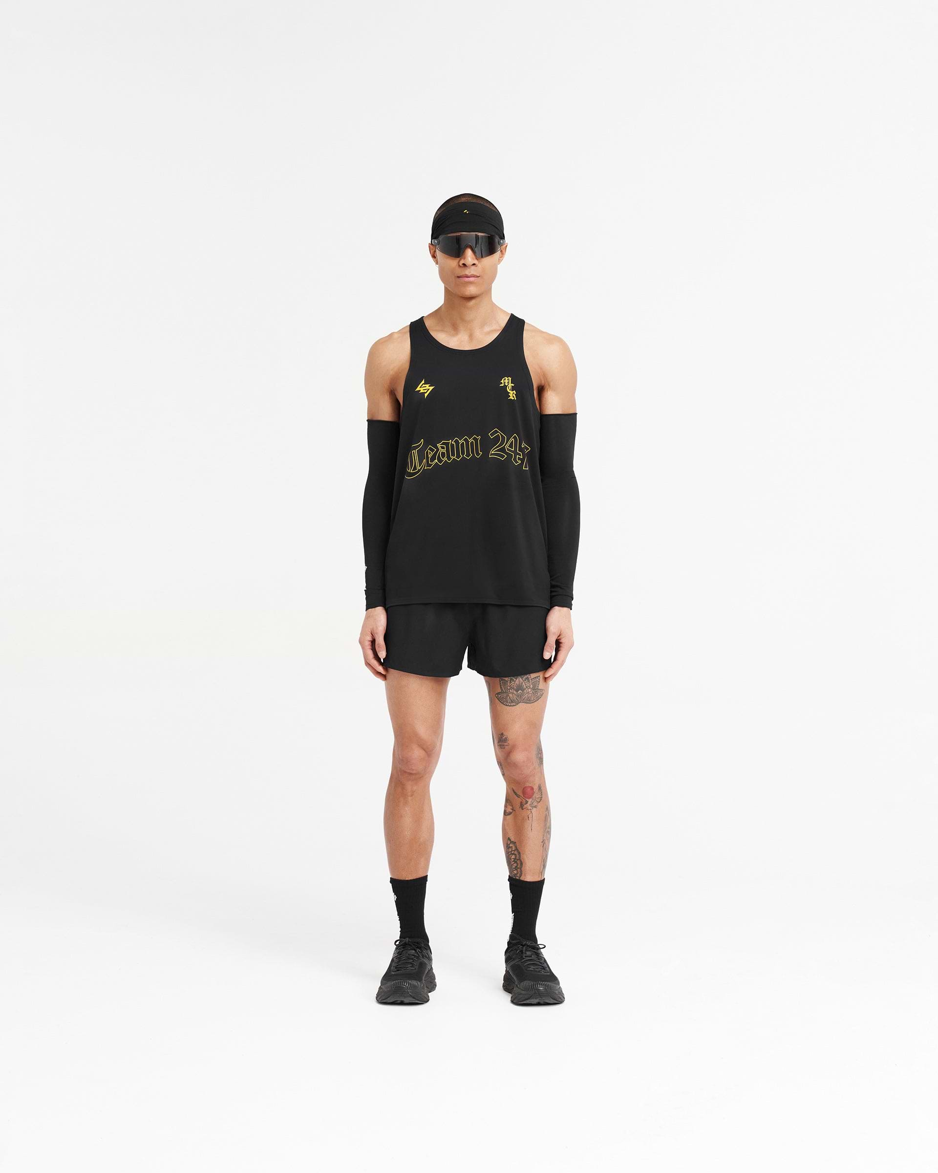 247 Manchester Marathon Singlet - Black