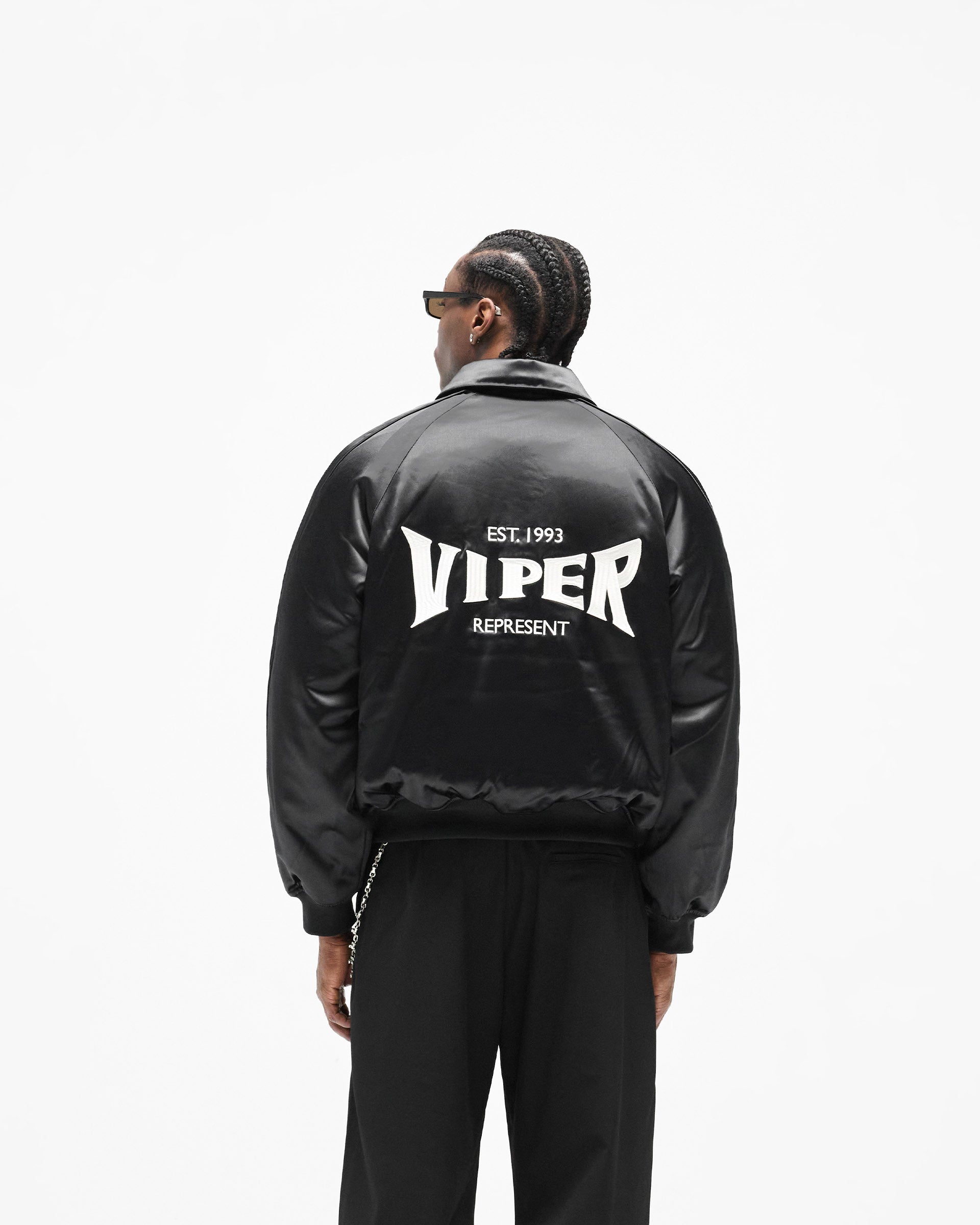 Viper Souvenir Jacket Jet Black | Mens Jackets | REPRESENT