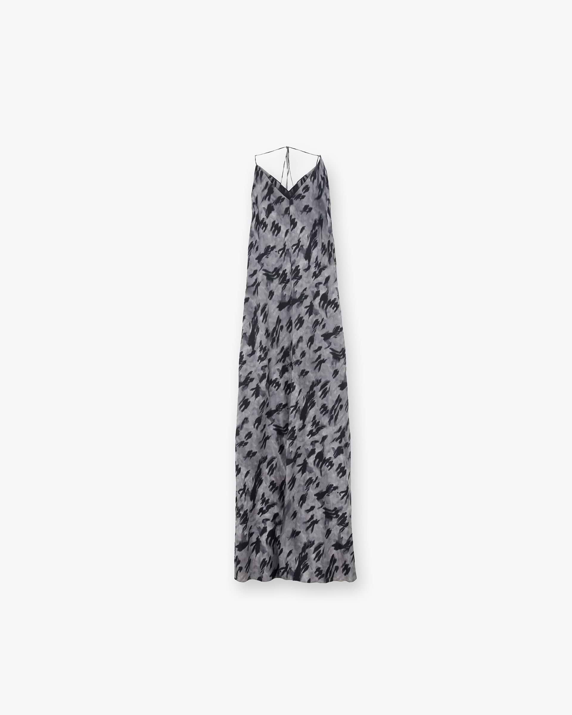Street Shadow Dress - Dark Scenic Print