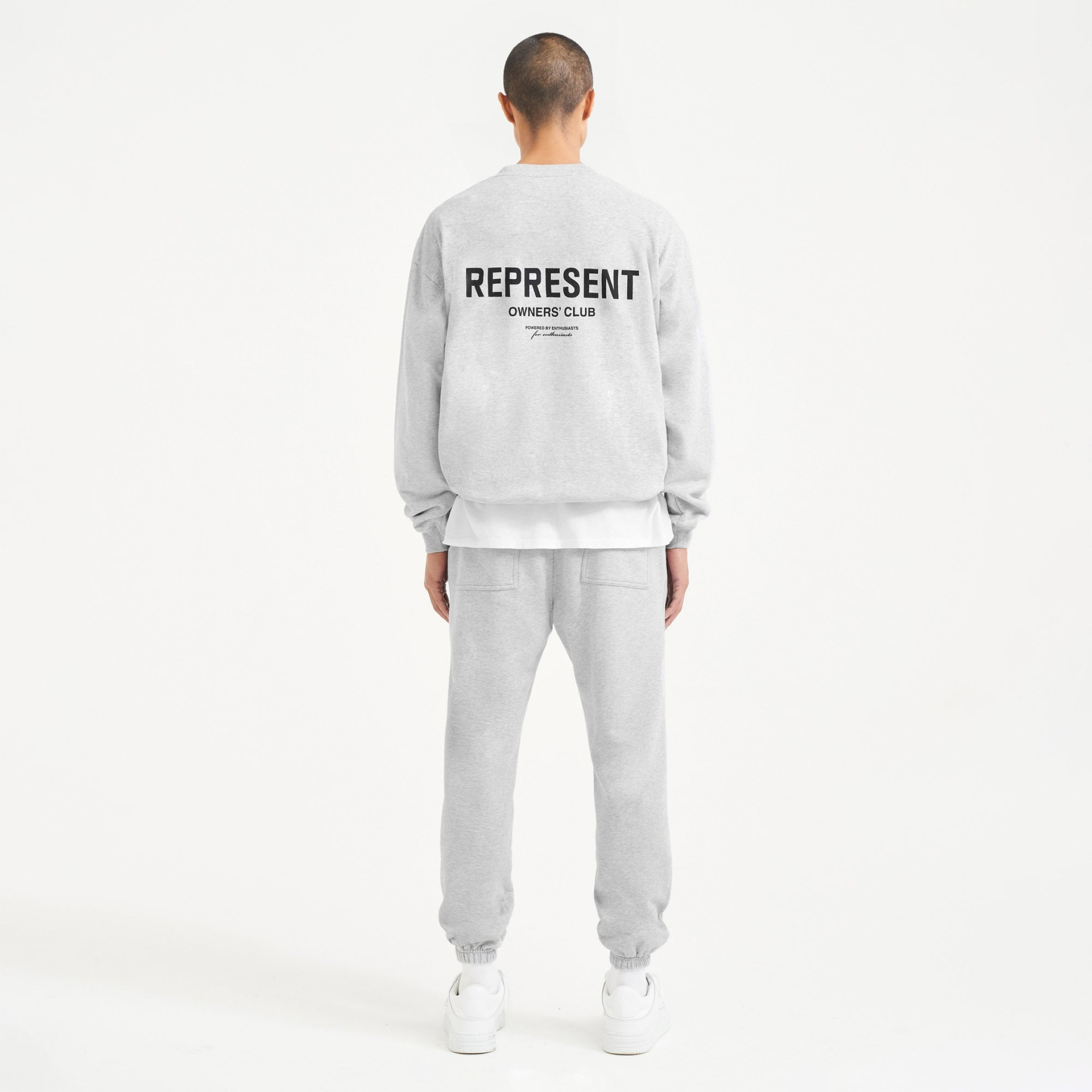 Represent Owners Club Sweater - Ash Grey
