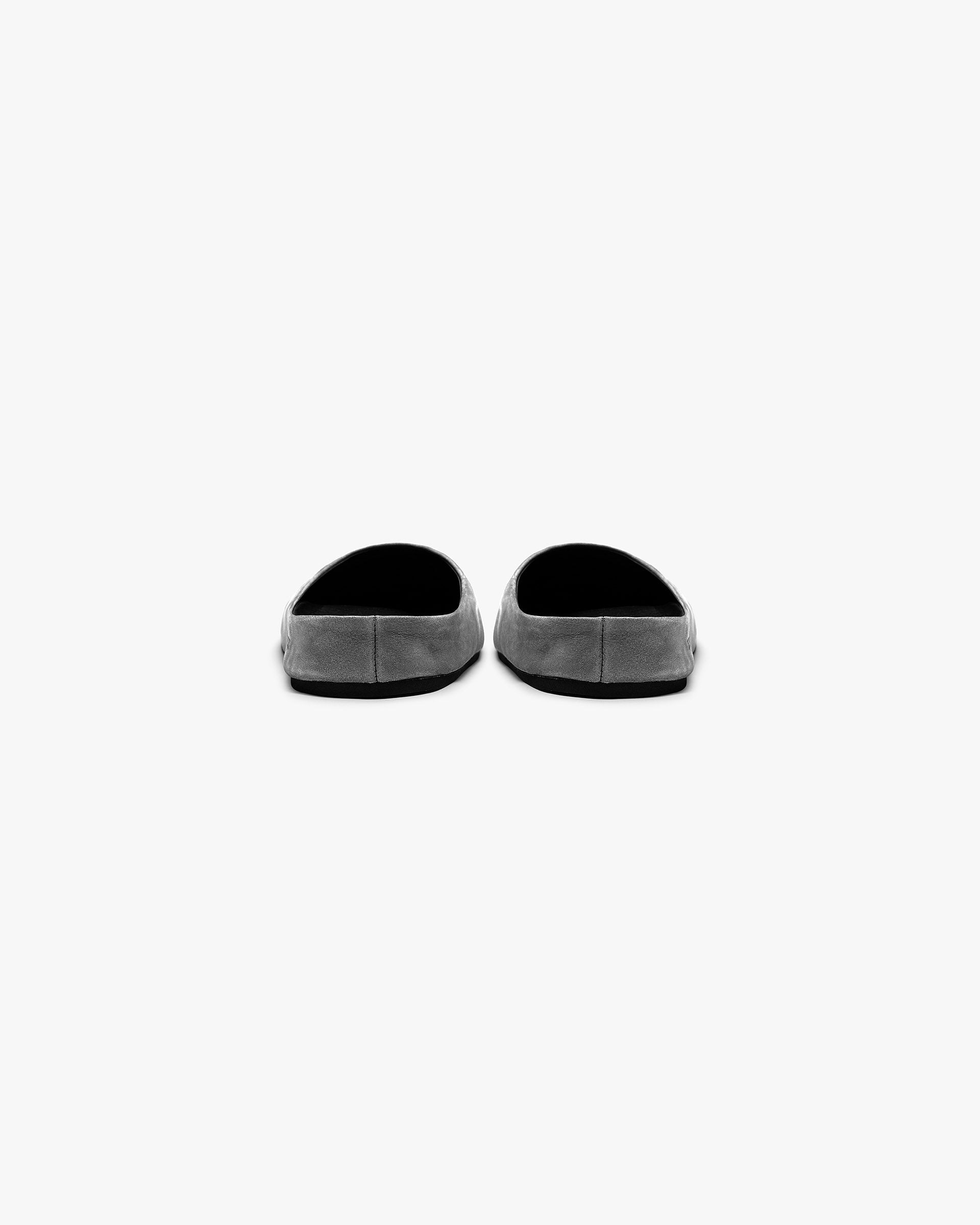 Distressed Mule - Off Black