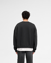 Rep Applique Sweater - Off Black