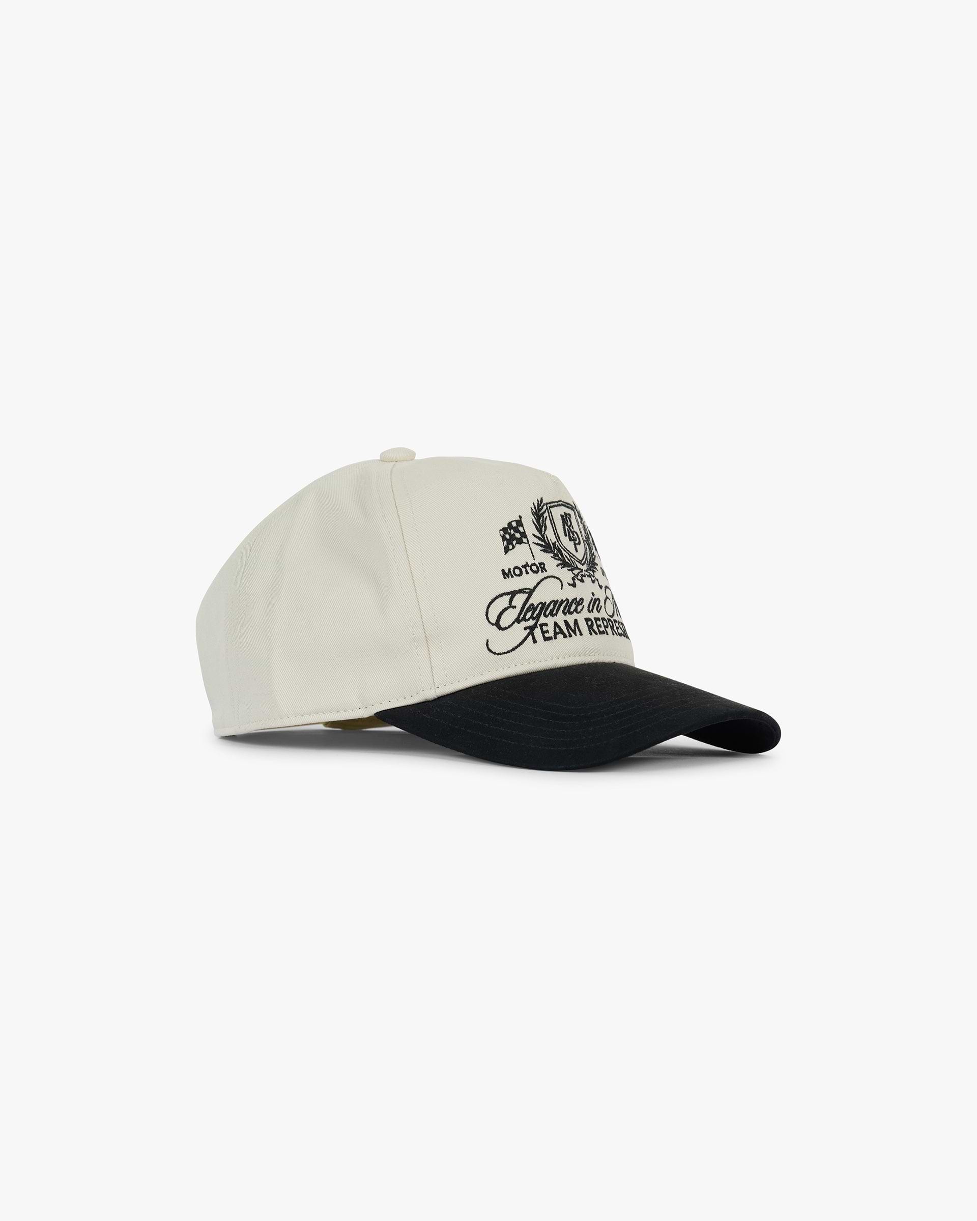 Antique White Crest Cap Snapback | Accessories | REPRESENT