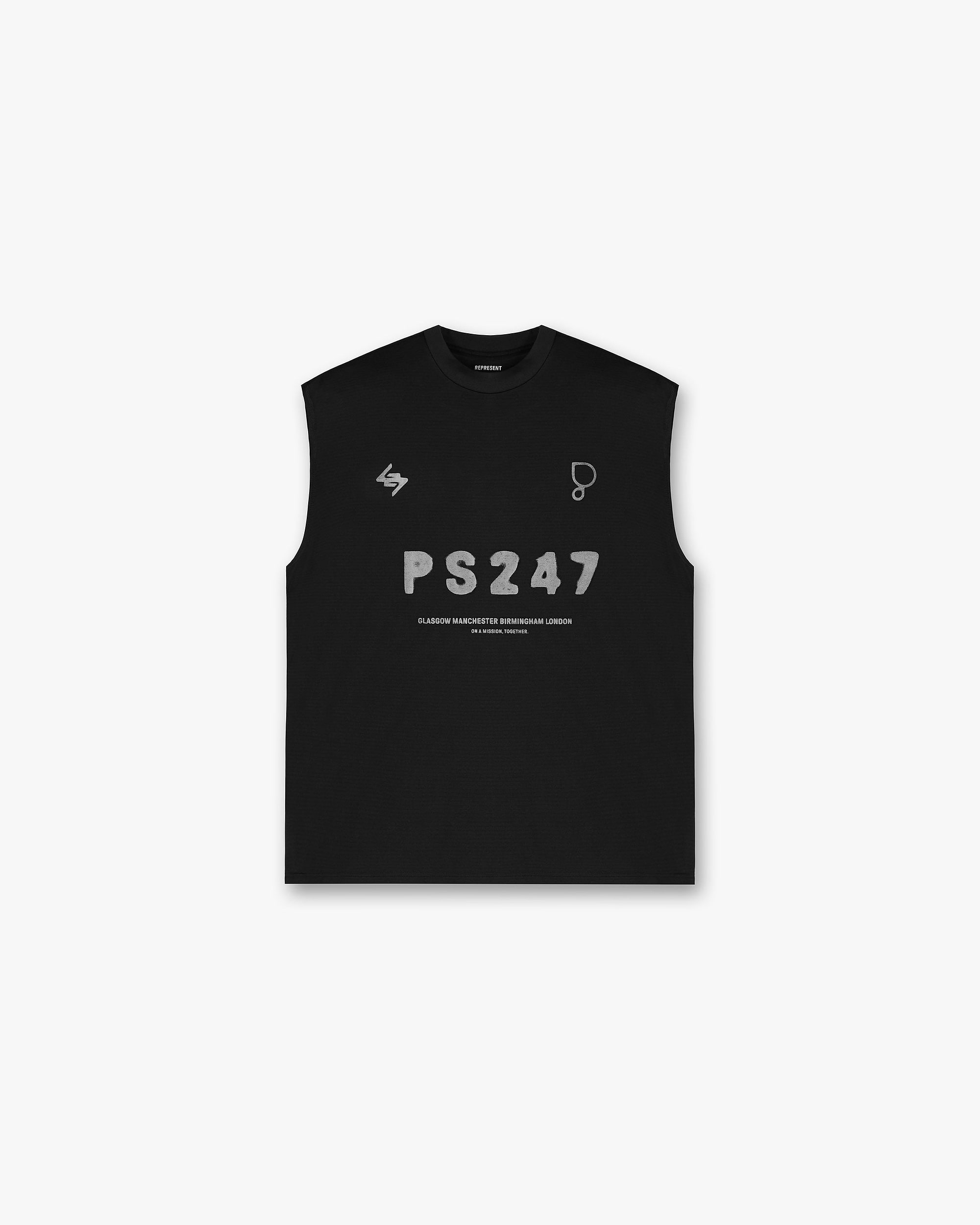 247 X Puresport Oversized Tank - Black