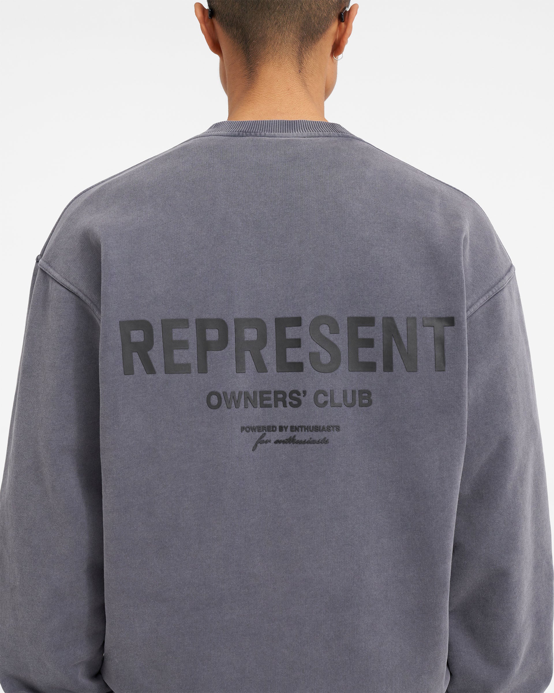 【REPRESENT】OWNERS CLUB STAMP SWEATER スタンプ スウェット Flat White Sweater | Stamp Owners' Club | REPRESENT