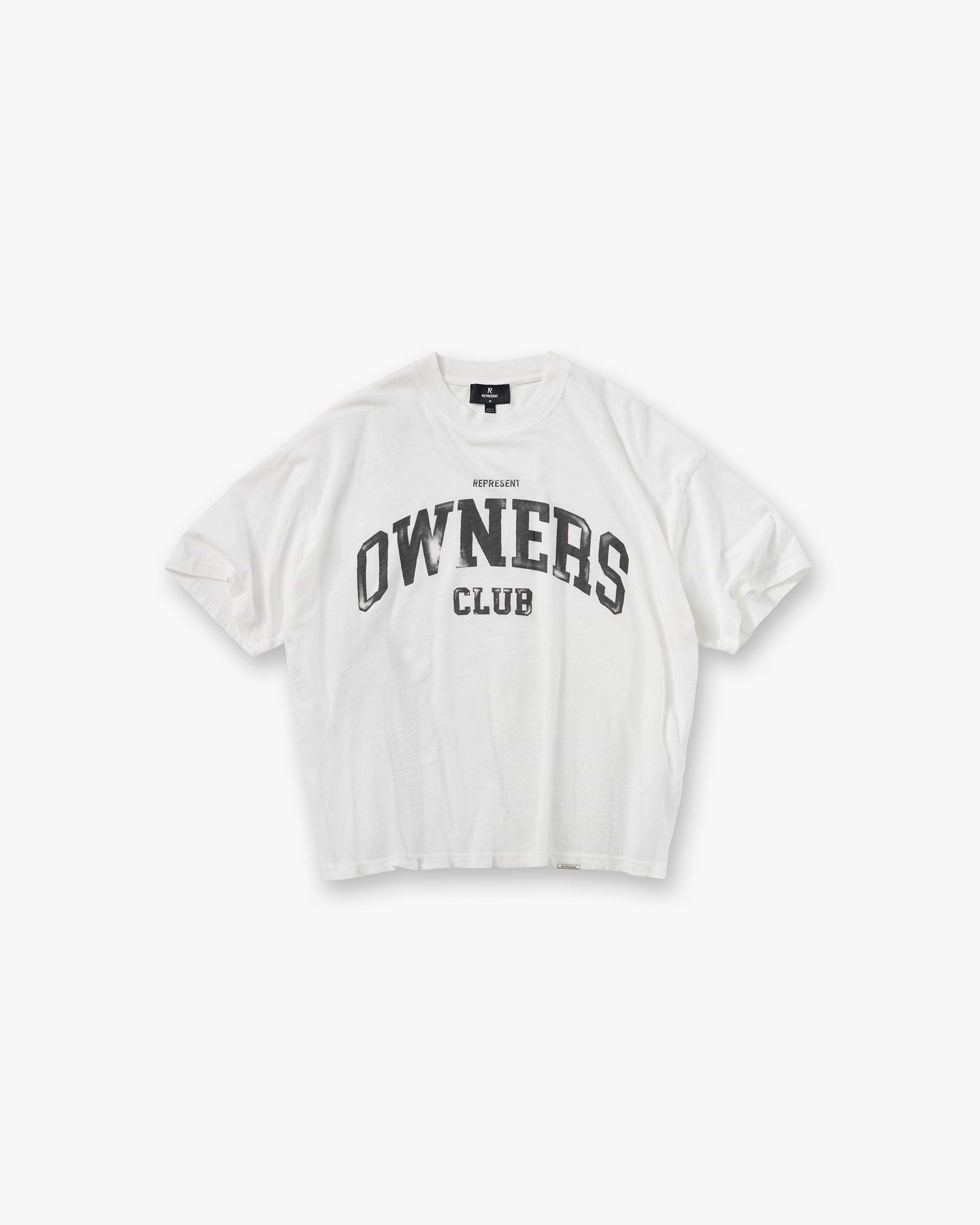 Represent Owners Club T-Shirt - Flat White