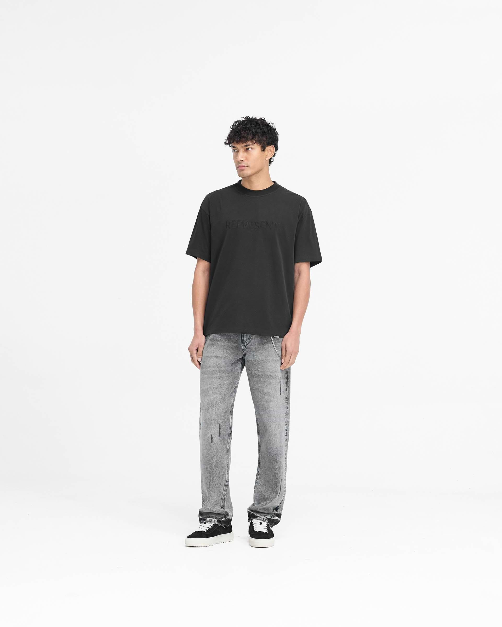 Serif Logo T-Shirt - Jet Black