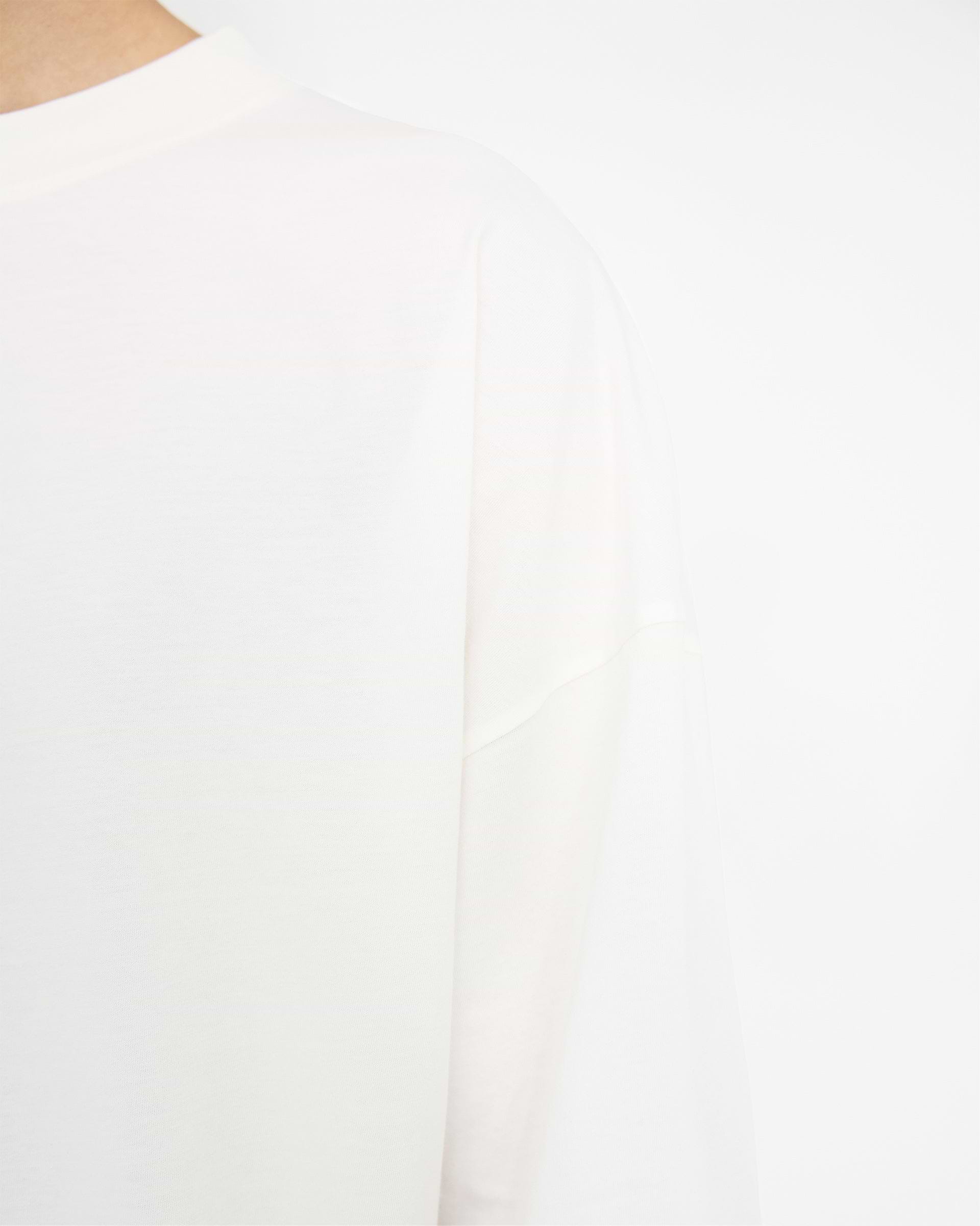 2 x Initial Boxy T-Shirt - Flat White