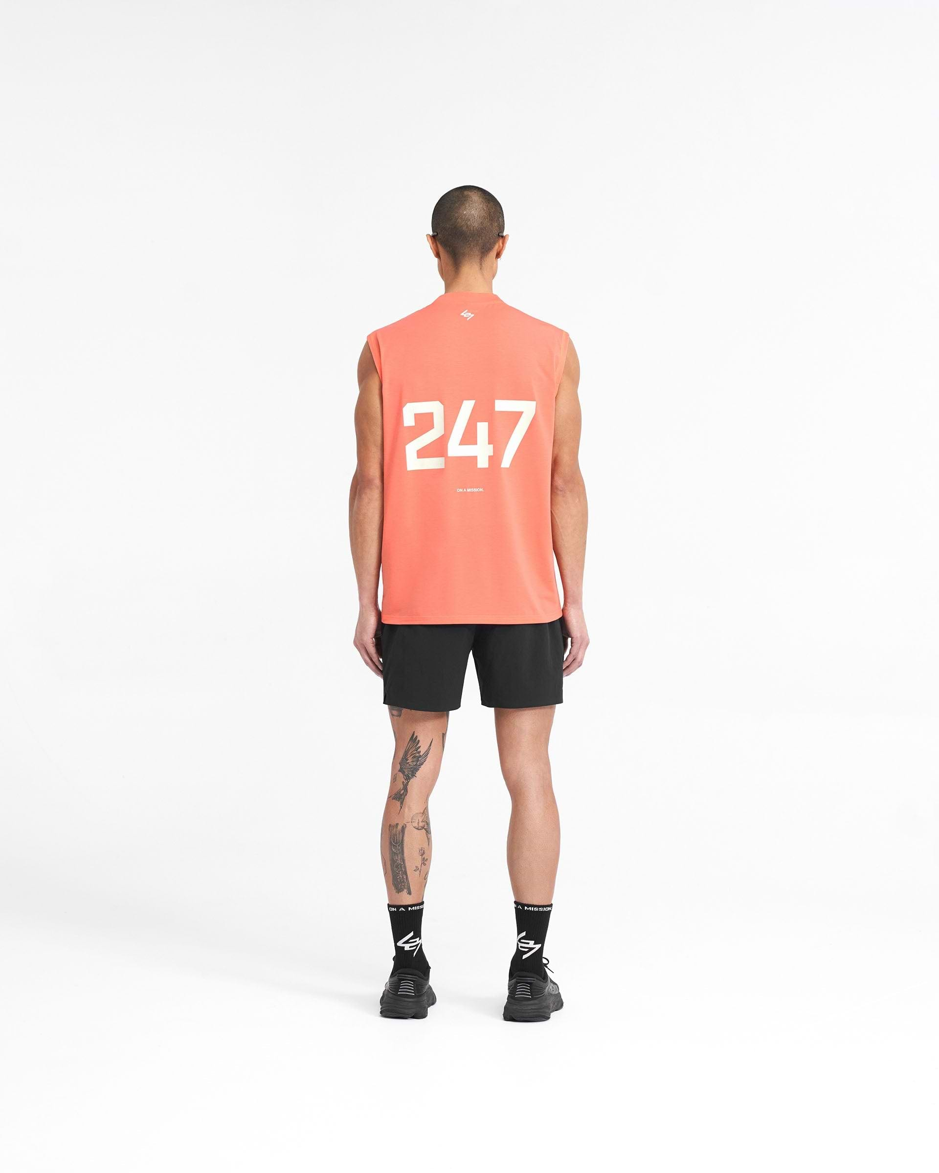 247 Oversized Tank - Coral