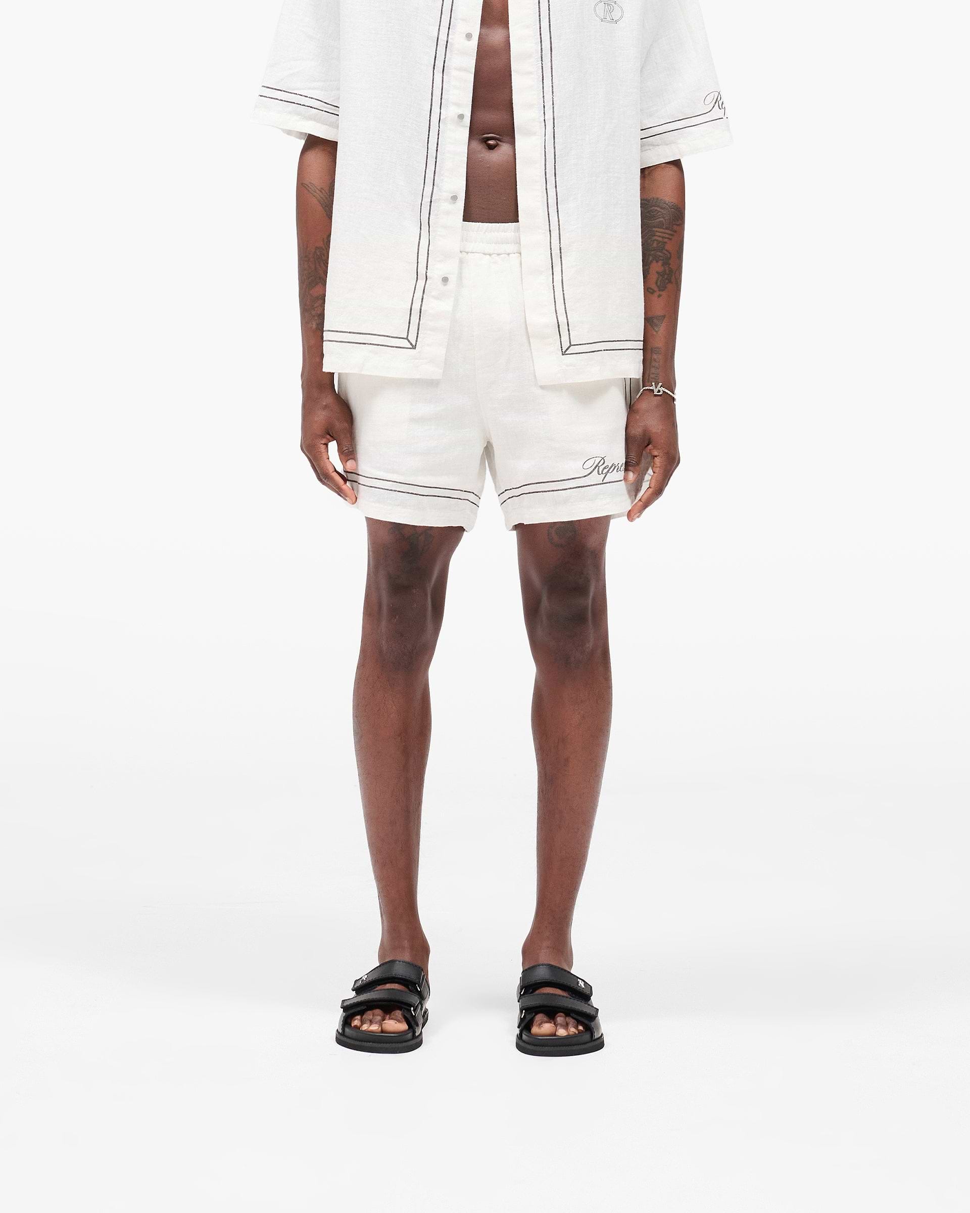 Border Short - Whisper White