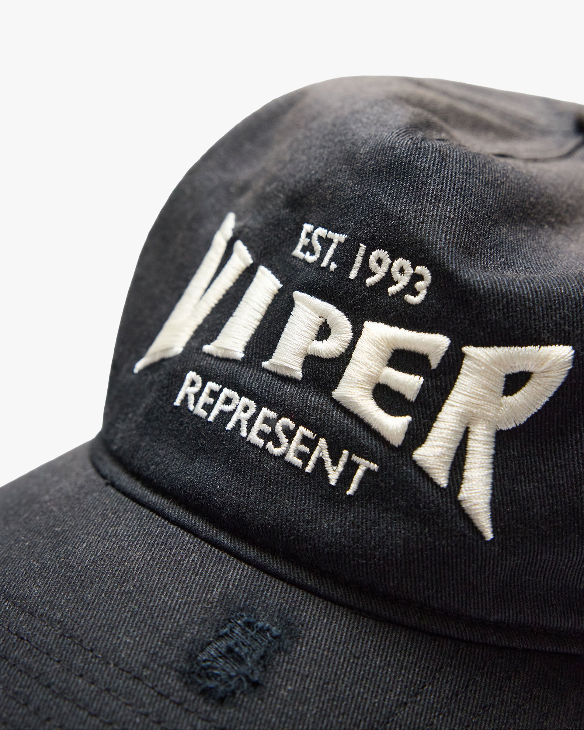 Viper Room Cap Jet Black | Snapback | REPRESENT
