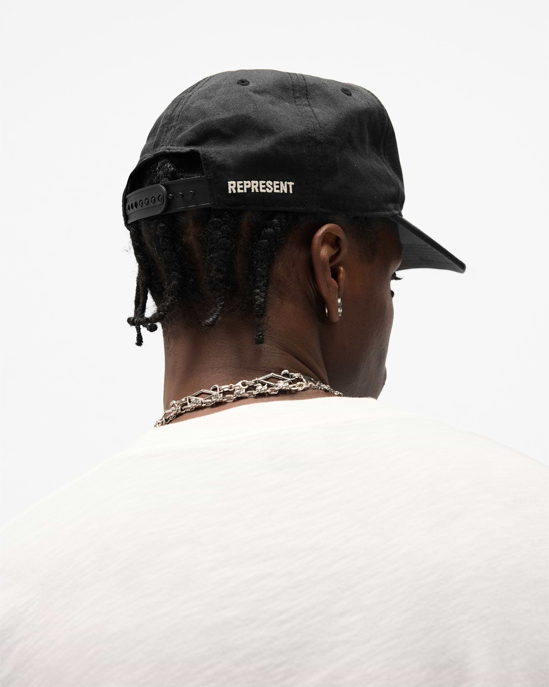 Represent X 47 Faded Black Cap | Represent Owners Club | REPRESENT