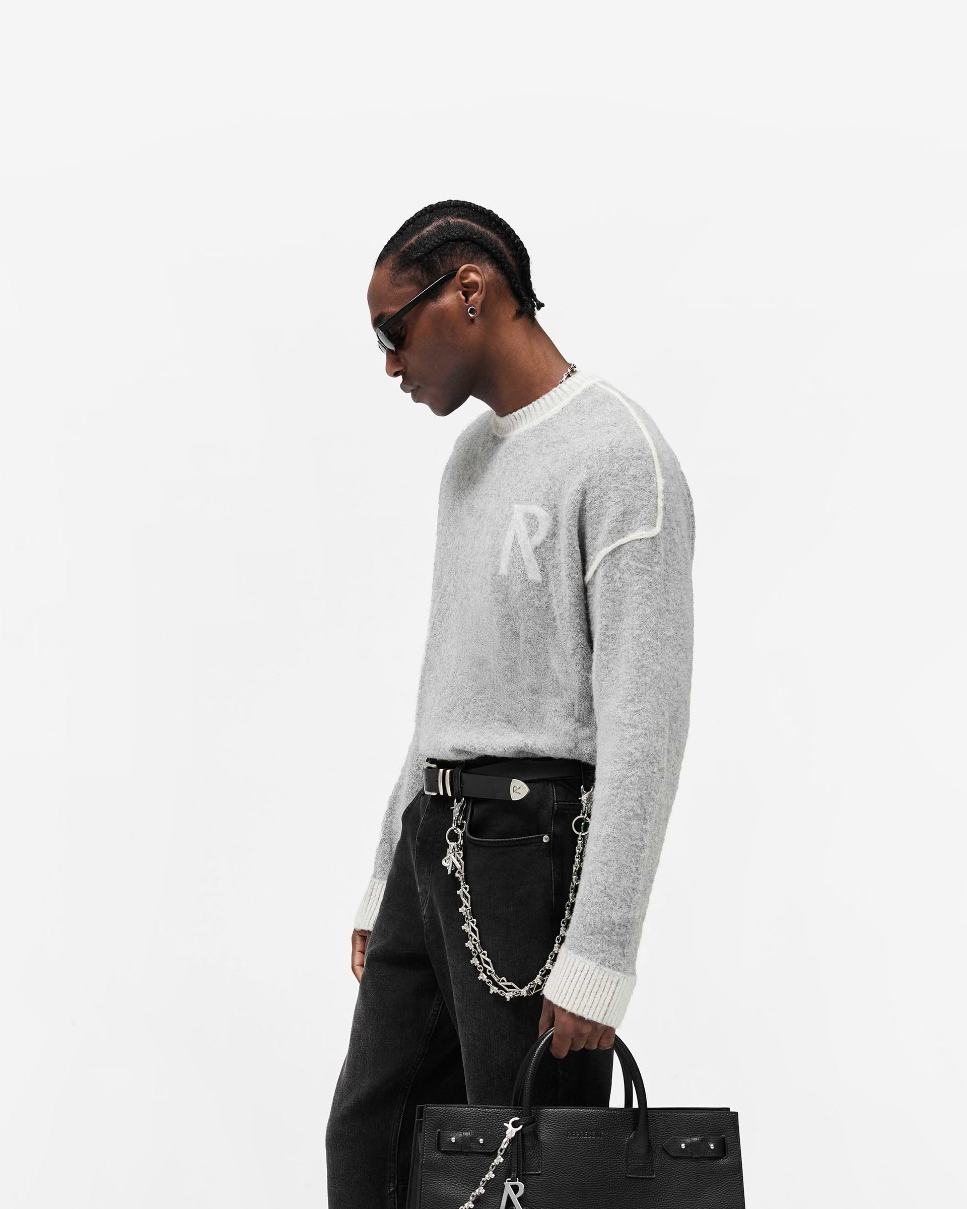 Laurel Knit Sweater - Sun Fade Grey