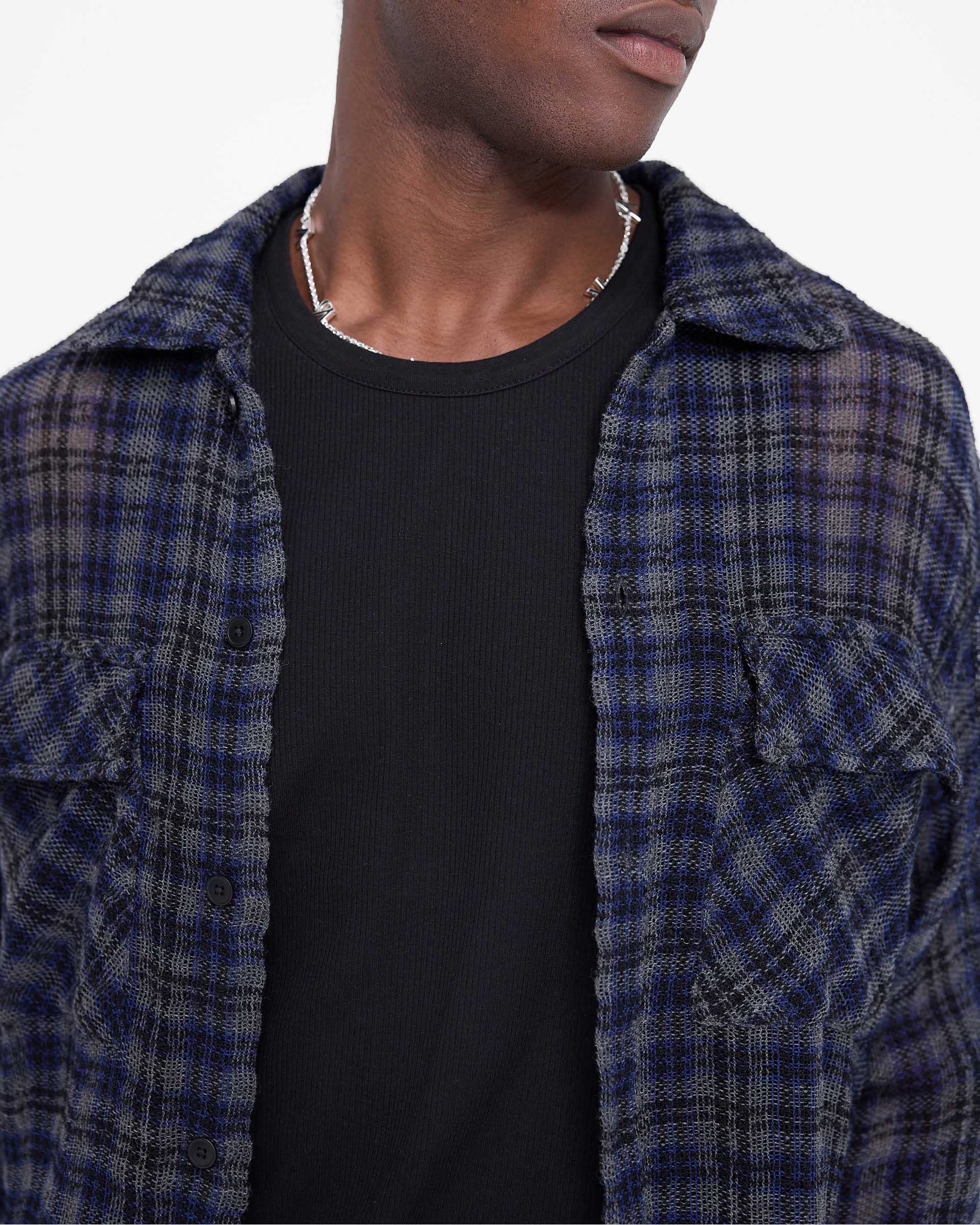 Blue Check Flannel Shirt | REPRESENT