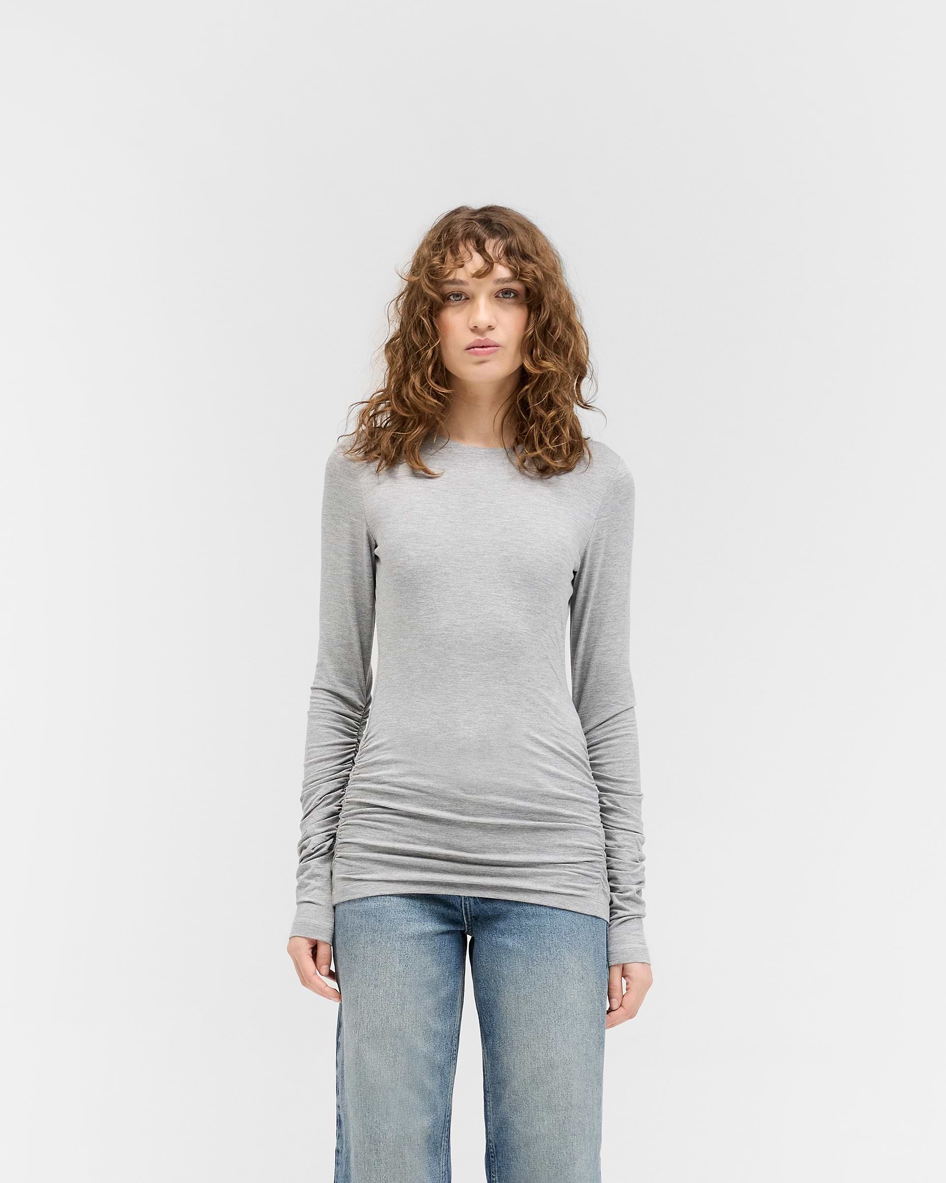 Coil Top - Grey Marl