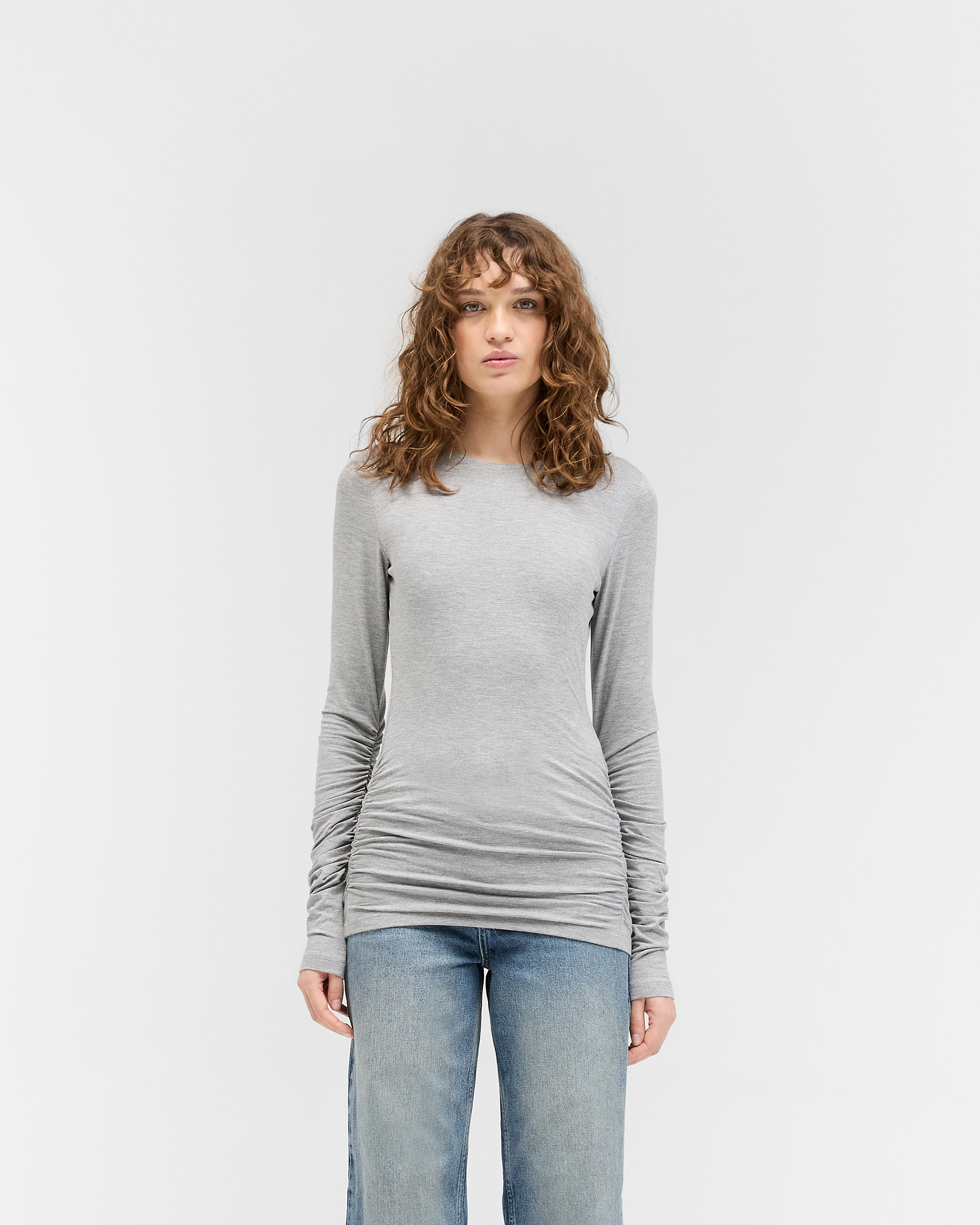 Coil Top - Grey Marl