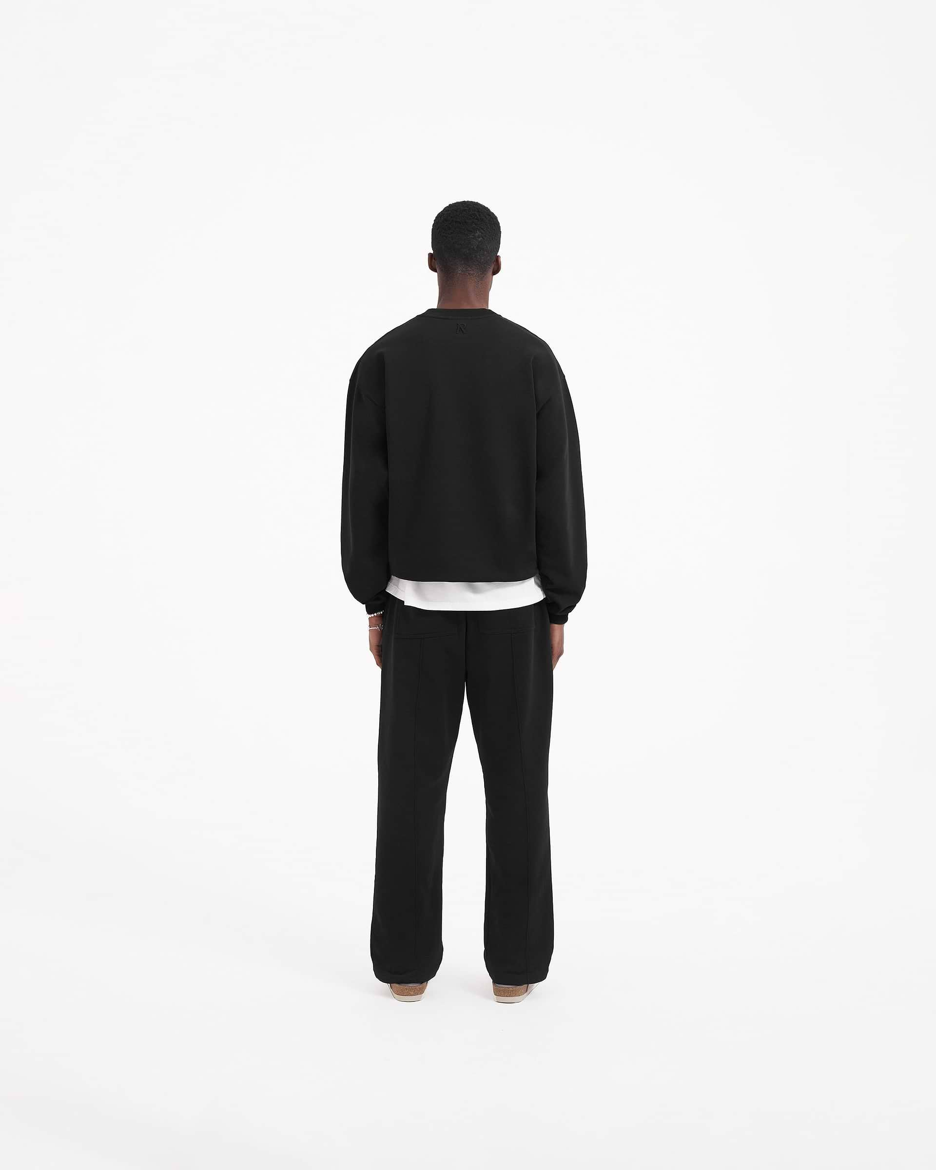 Initial Sweater - Jet Black