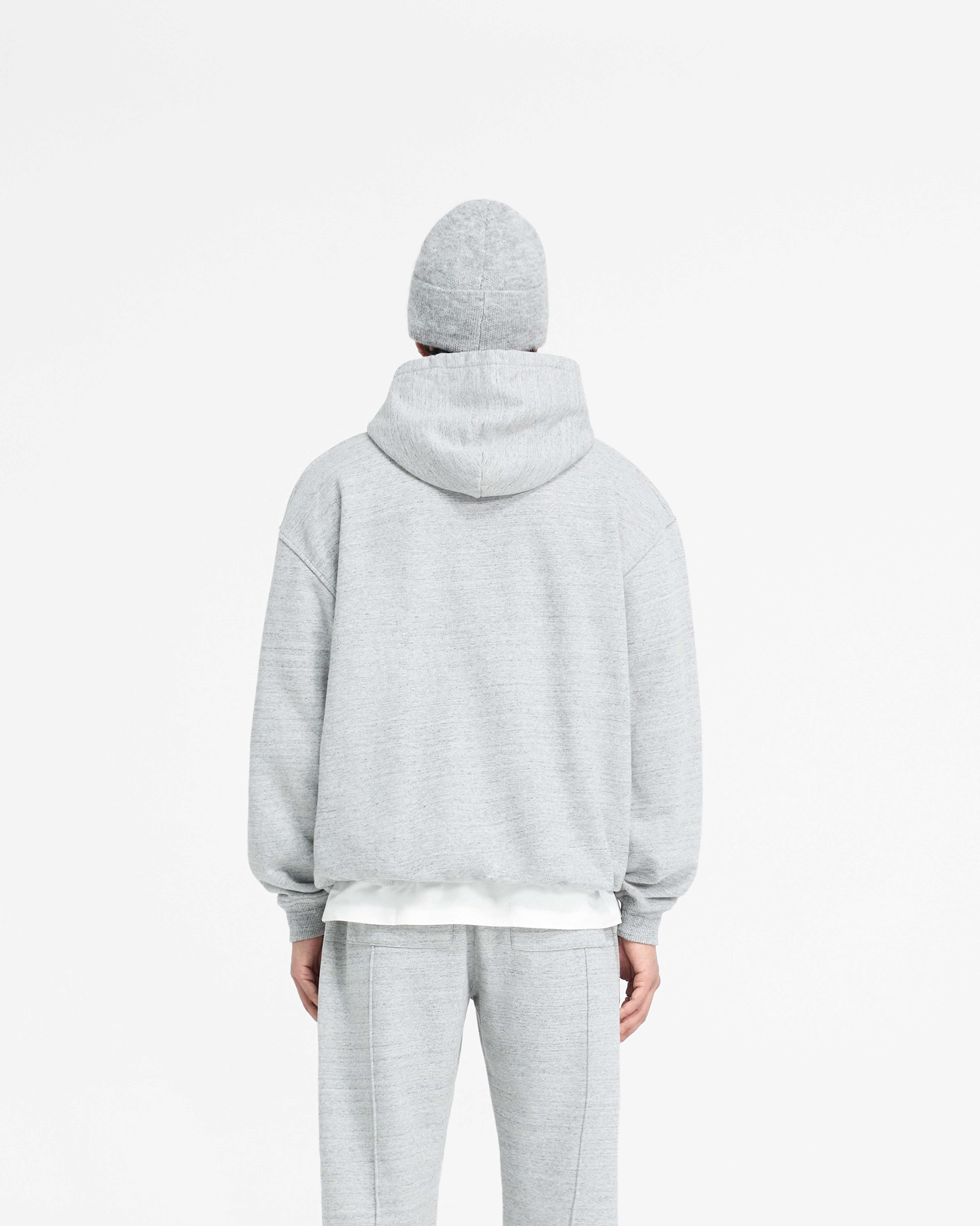 England Applique Hoodie | Grey Marl | REPRESENT