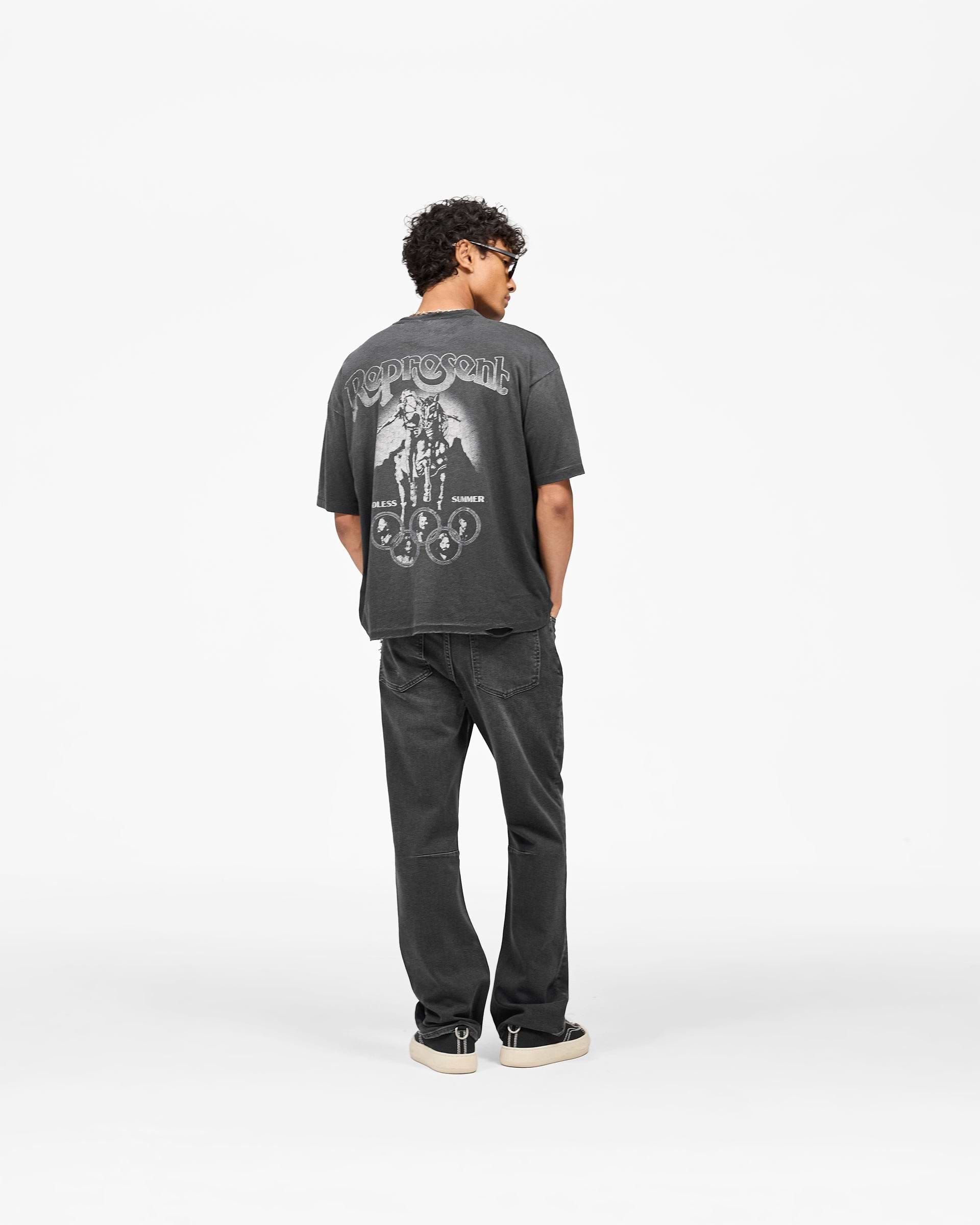 Represent x Beach Boys Endless Summer T-Shirt | Stained Black