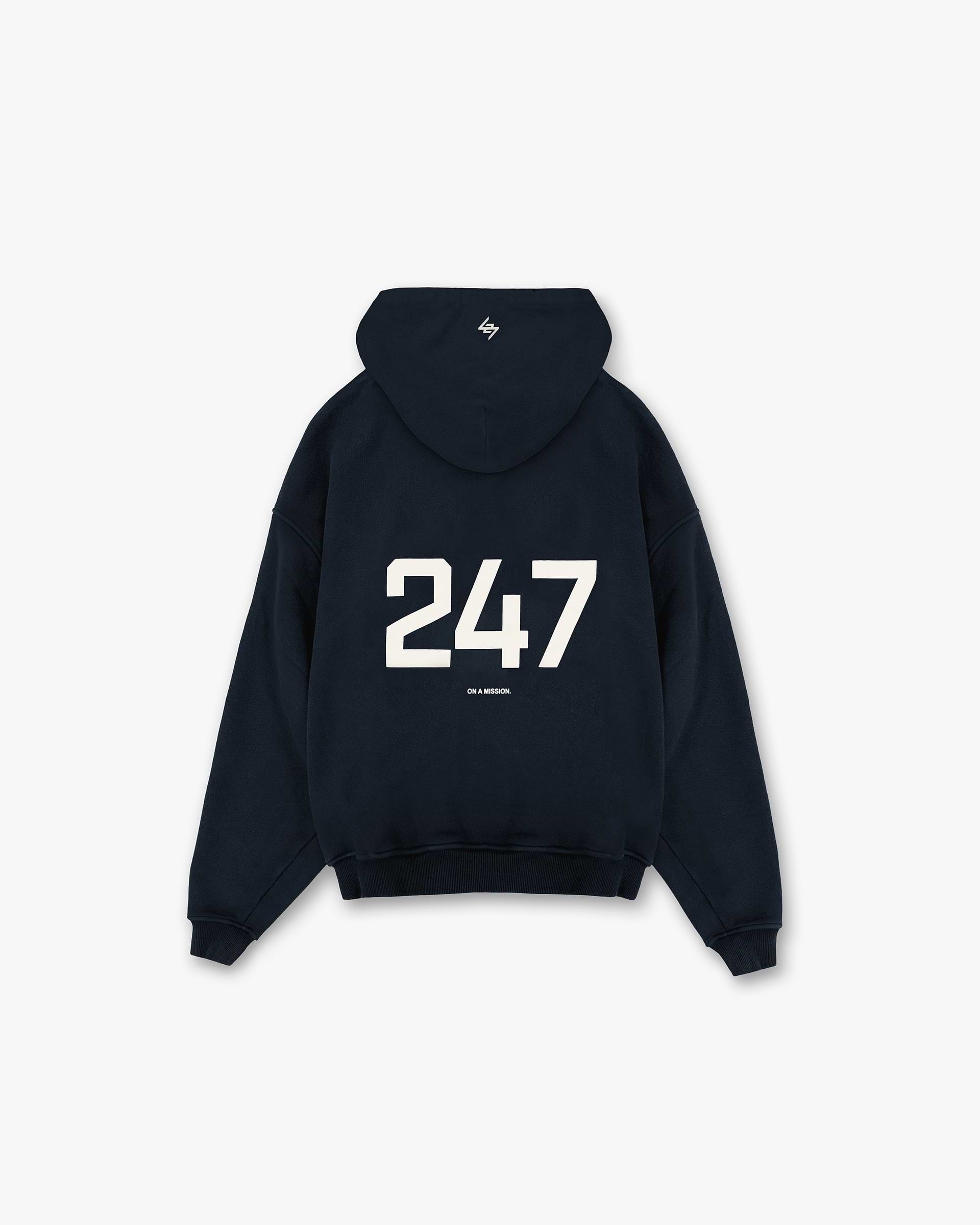 Off white navy hoodie online