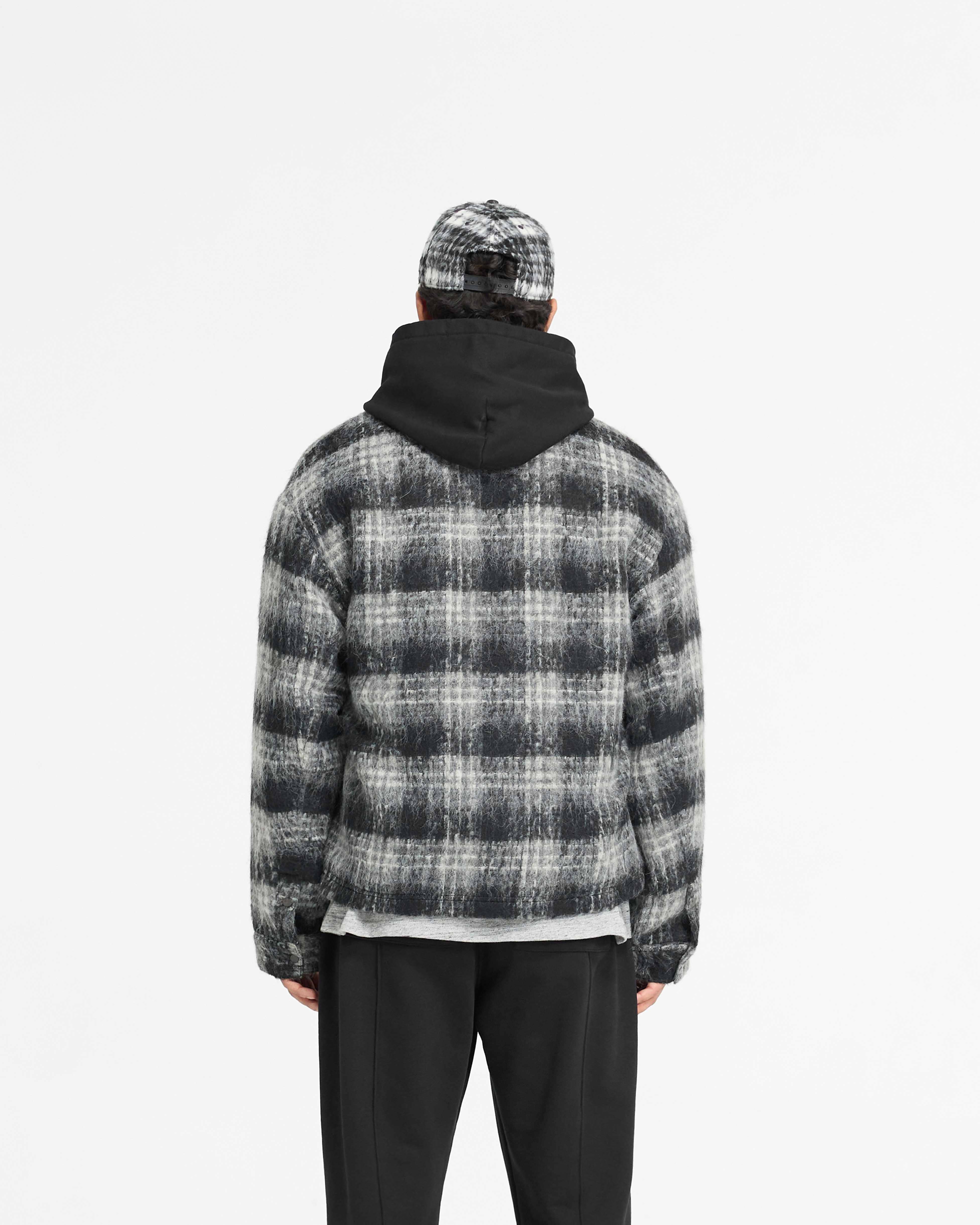 Flannel Check Shirt | Jet Black | REPRESENT