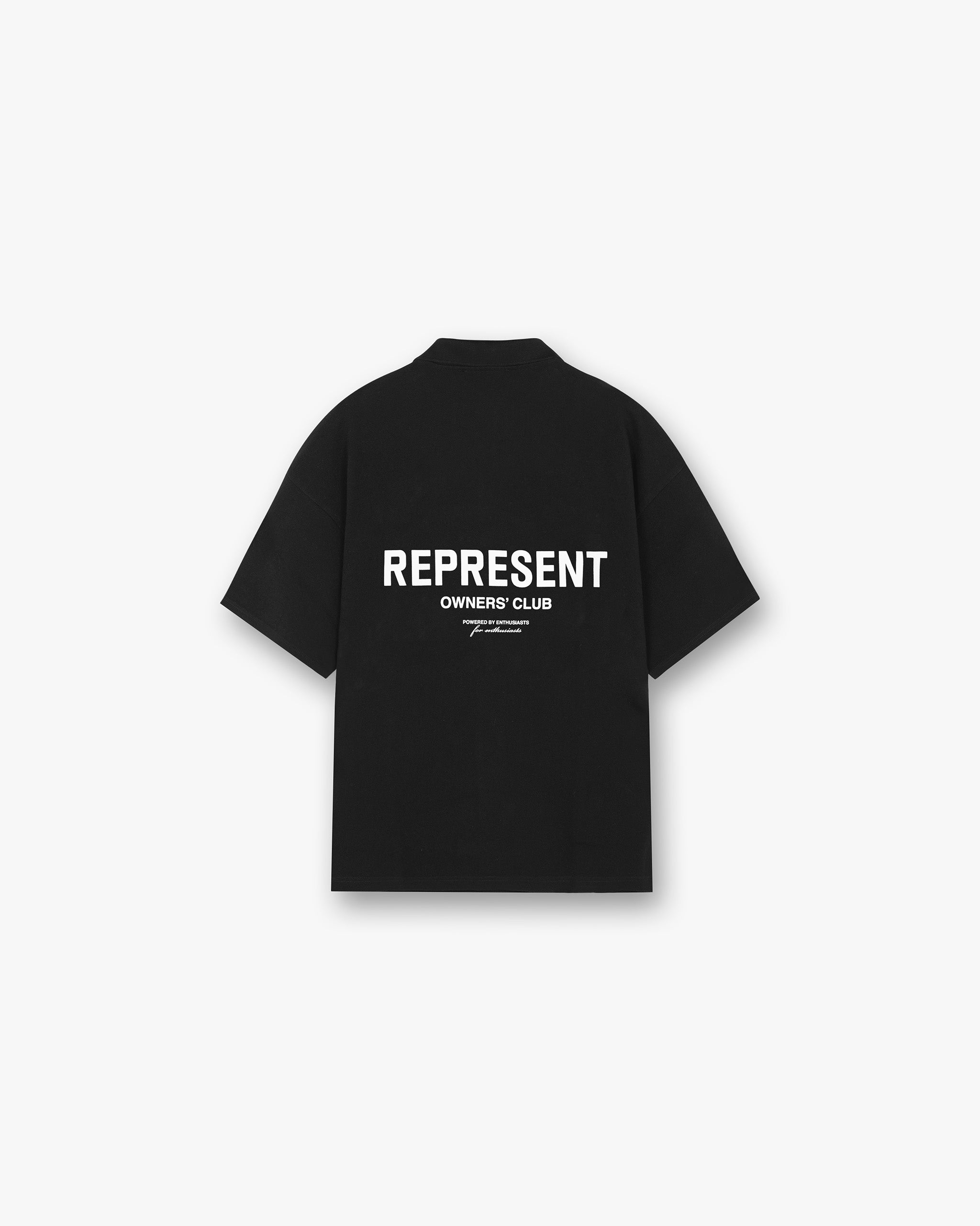Represent Owners Club Polo Shirt | Black T-Shirts Owners Club | Represent Clo