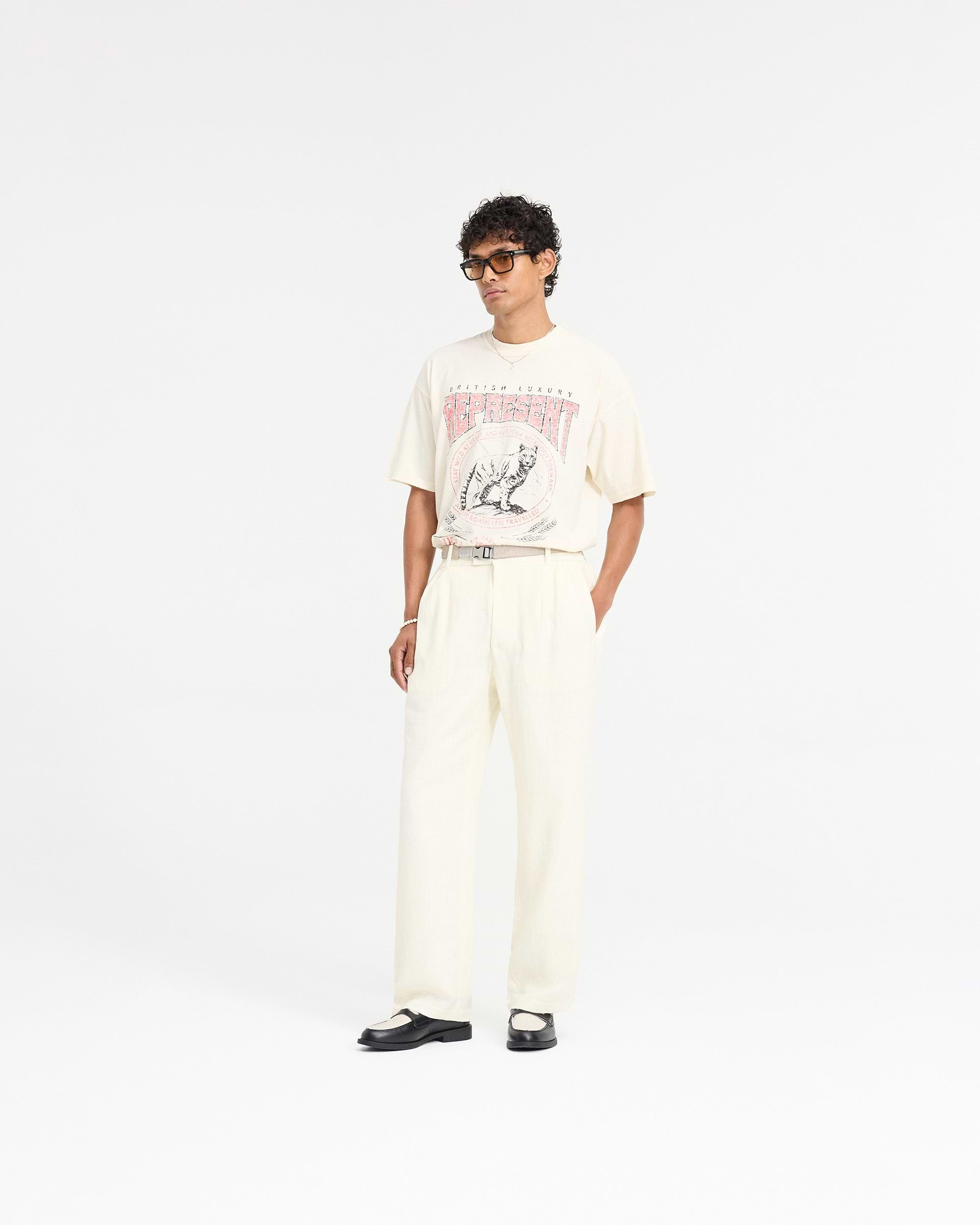 Represent X Duke + Dexter Resort Pant - Ecru