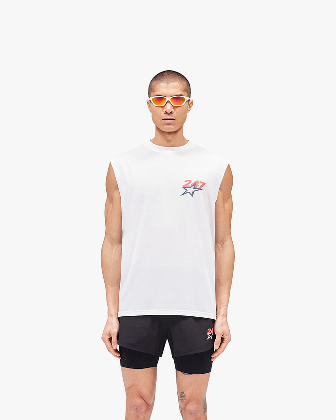 Team 247 Star Tank - Flat White