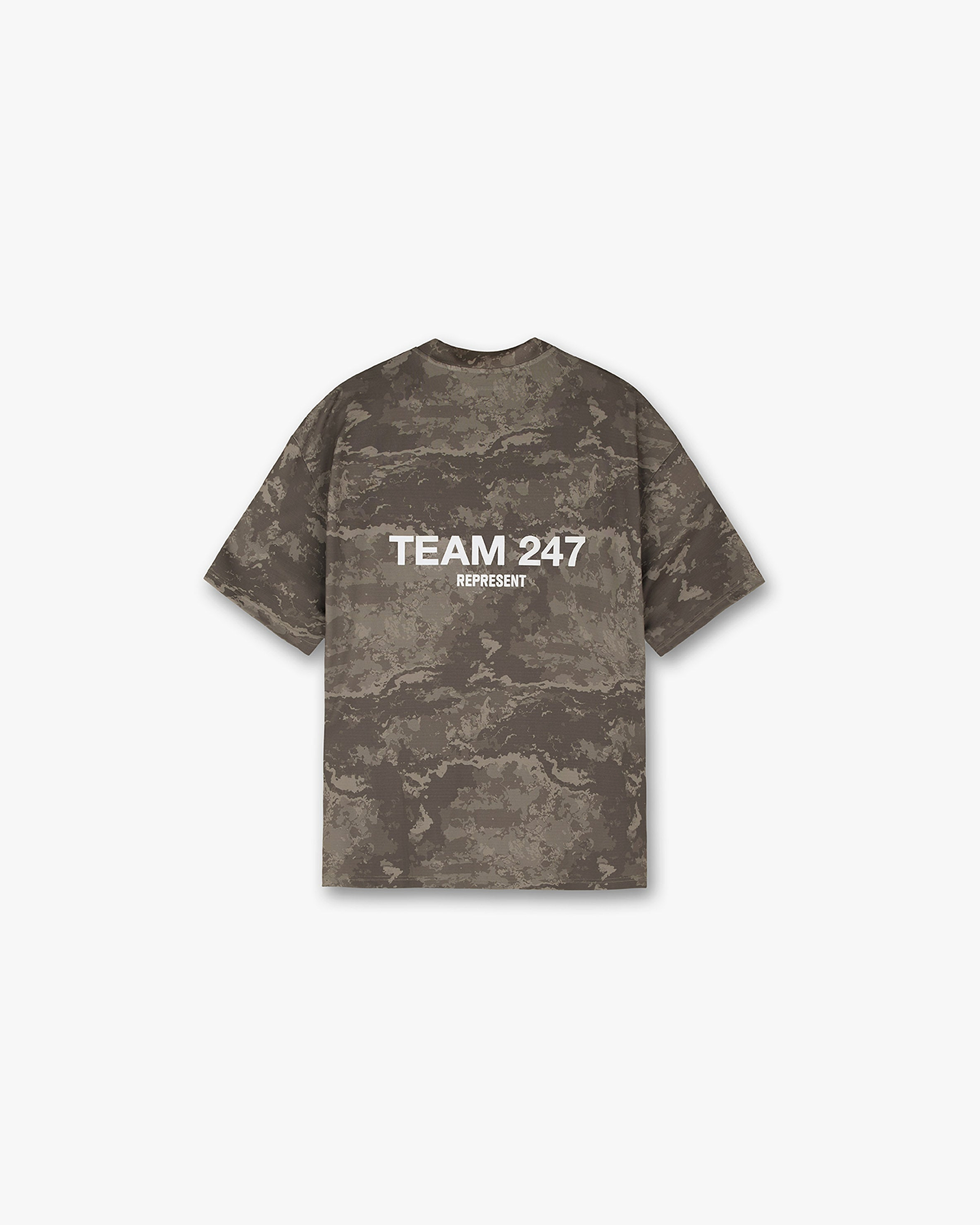 Team 247 Oversized T-Shirt | Taupe Camo T-Shirts 247 | Represent Clo