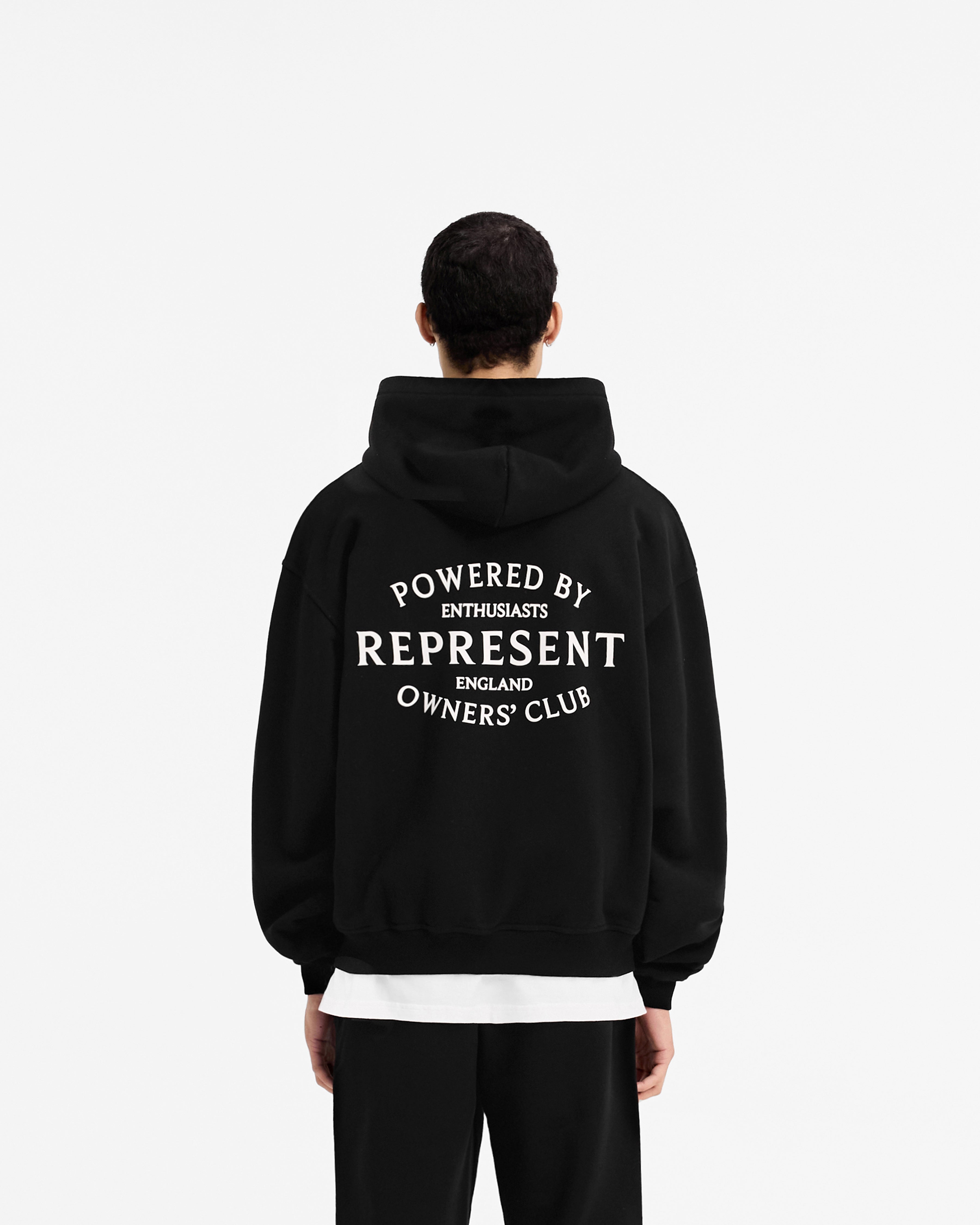 Represent Owners Club Stamp Hoodie - Jet Black