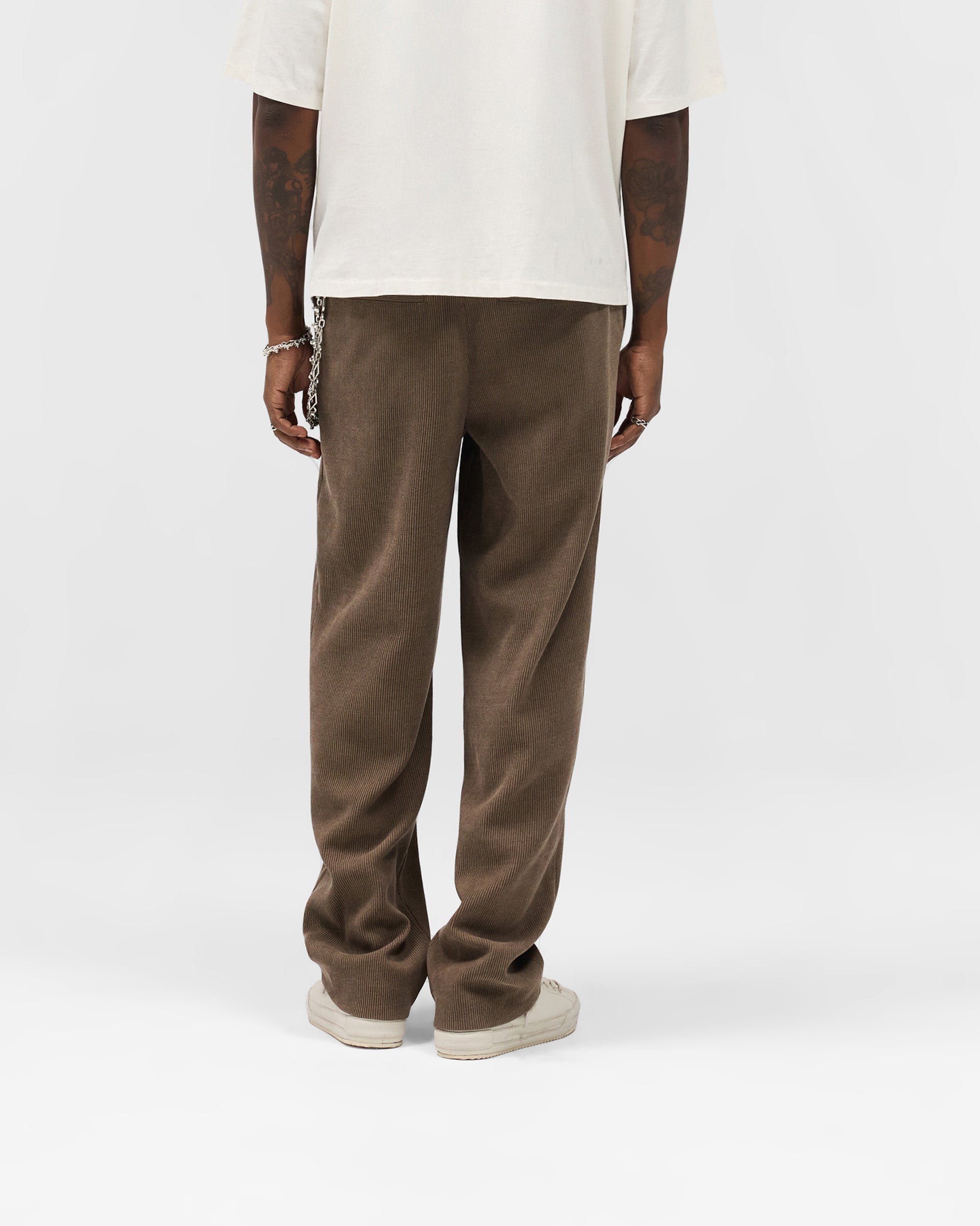 Ribbed Hybrid Pant - Clove