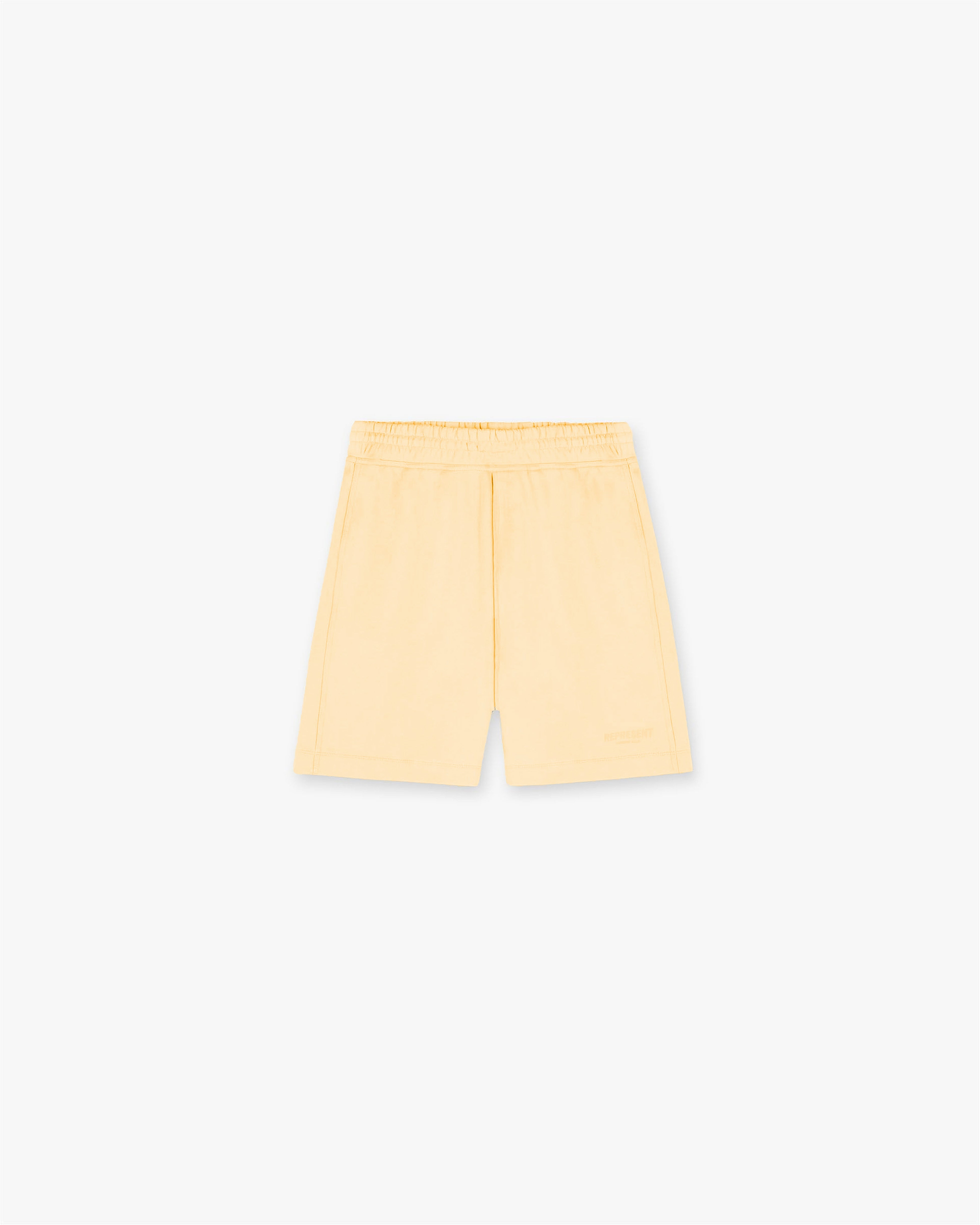 Represent Owners Club Shorts - Pastel Yellow