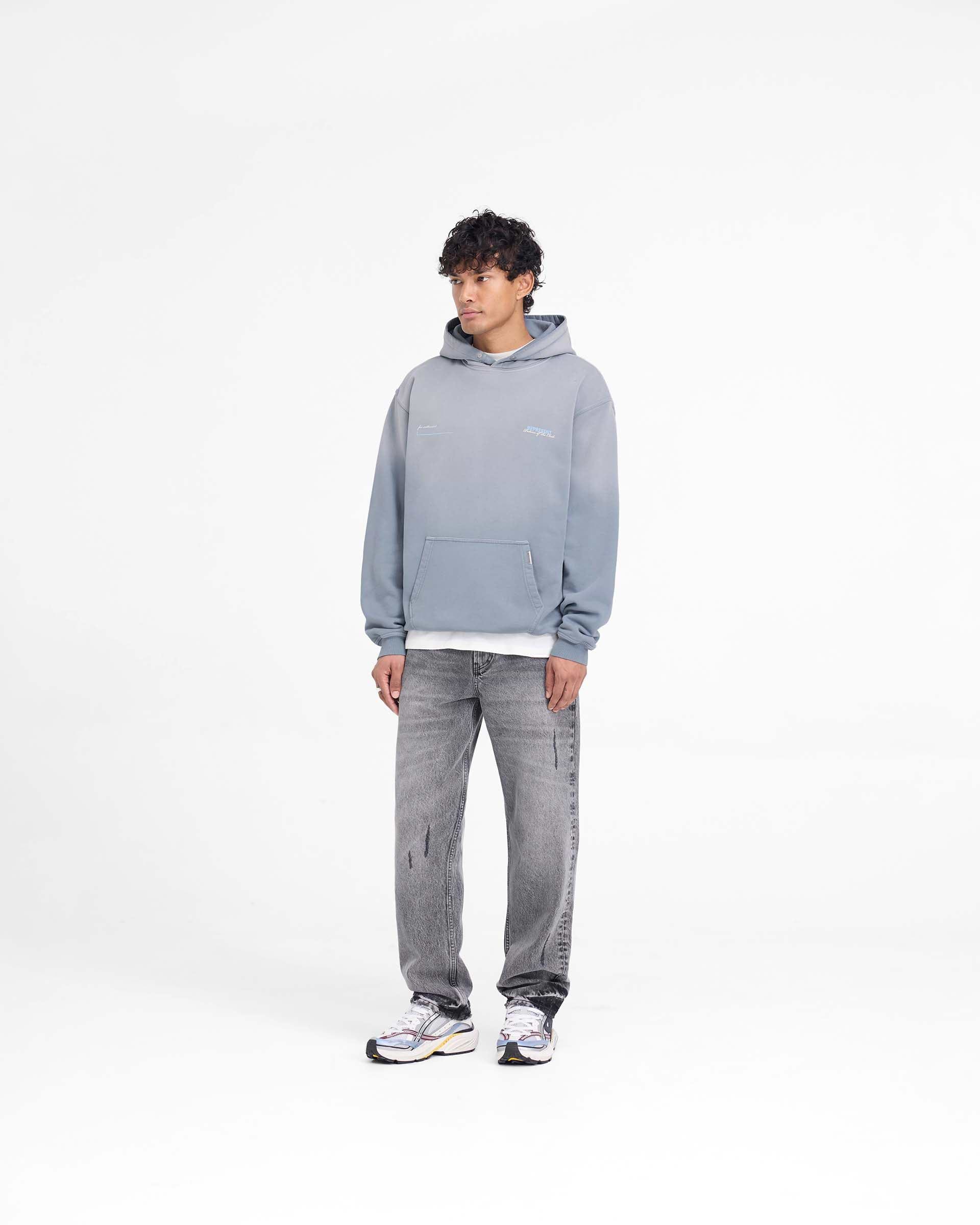 Washed Grey Hoodie | Patron of the Club | REPRESENT