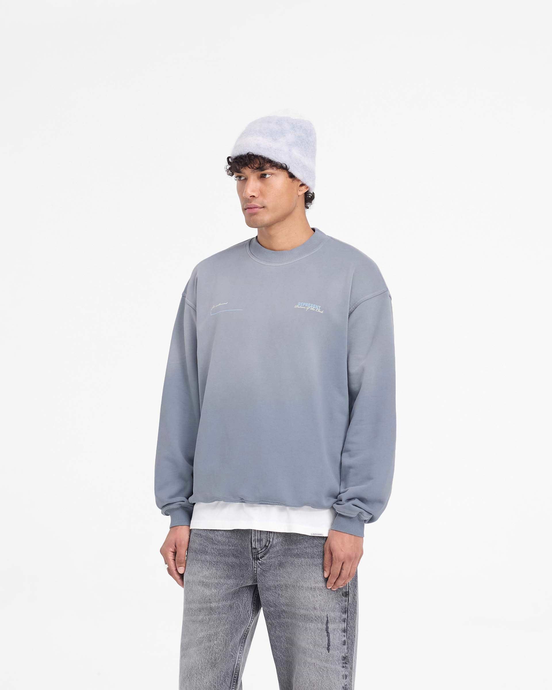 Washed Grey Sweater | Patron of the Club | REPRESENT