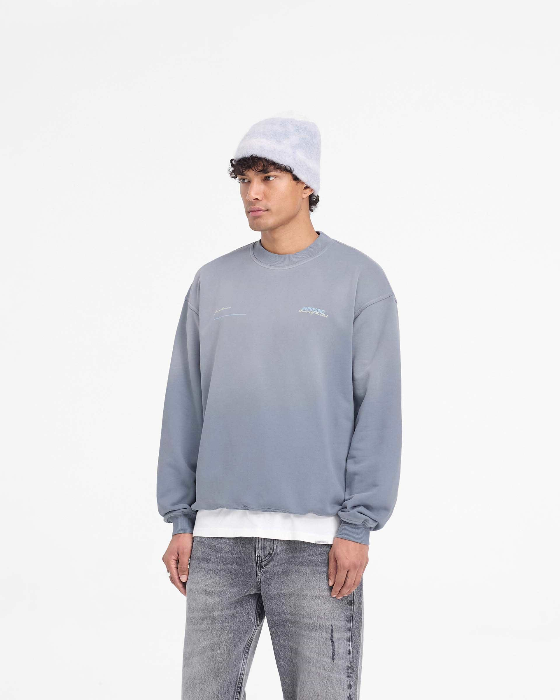 Patron Of The Club Sweater - Washed Grey