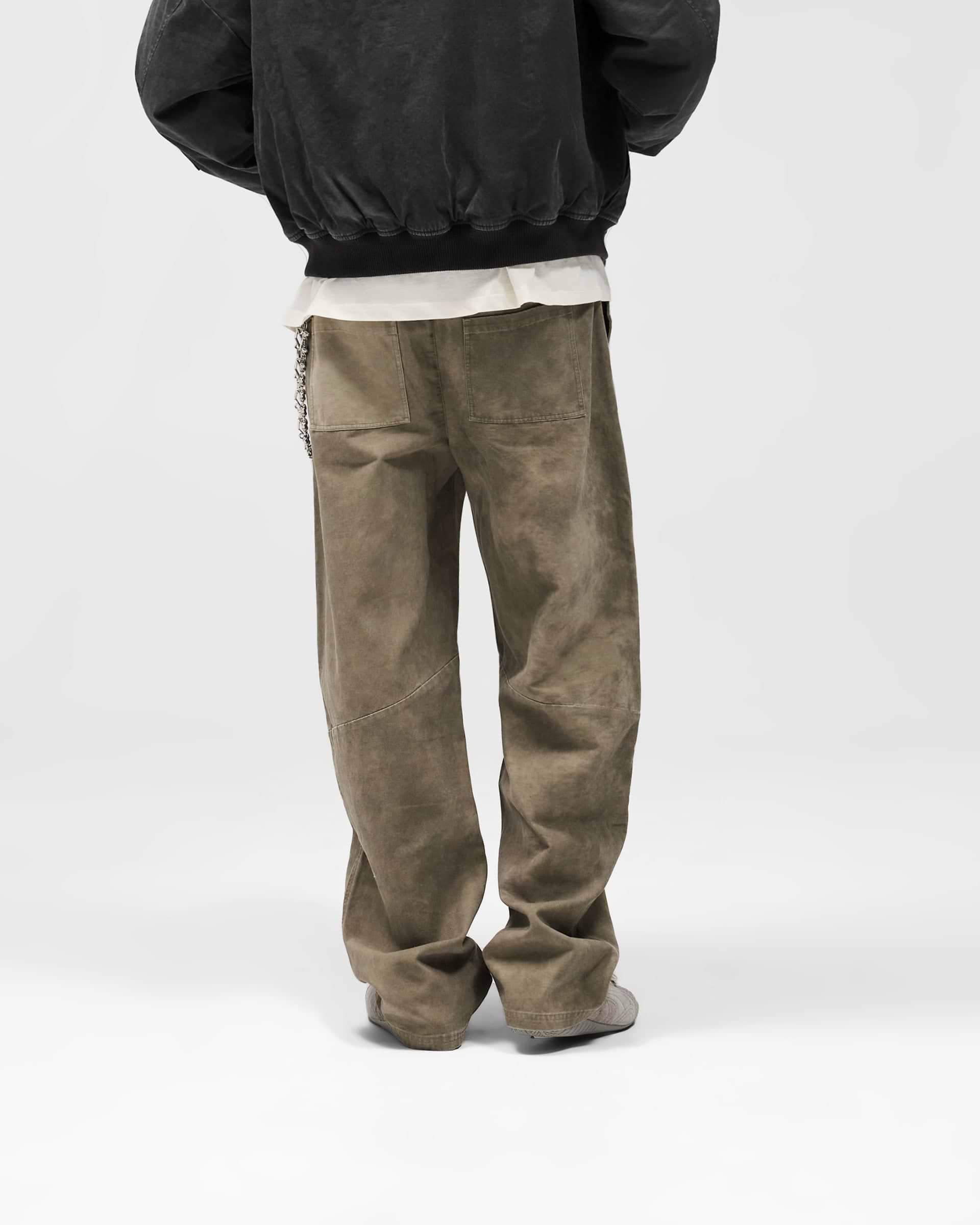 Cotton Workwear Pant - Dark Olive