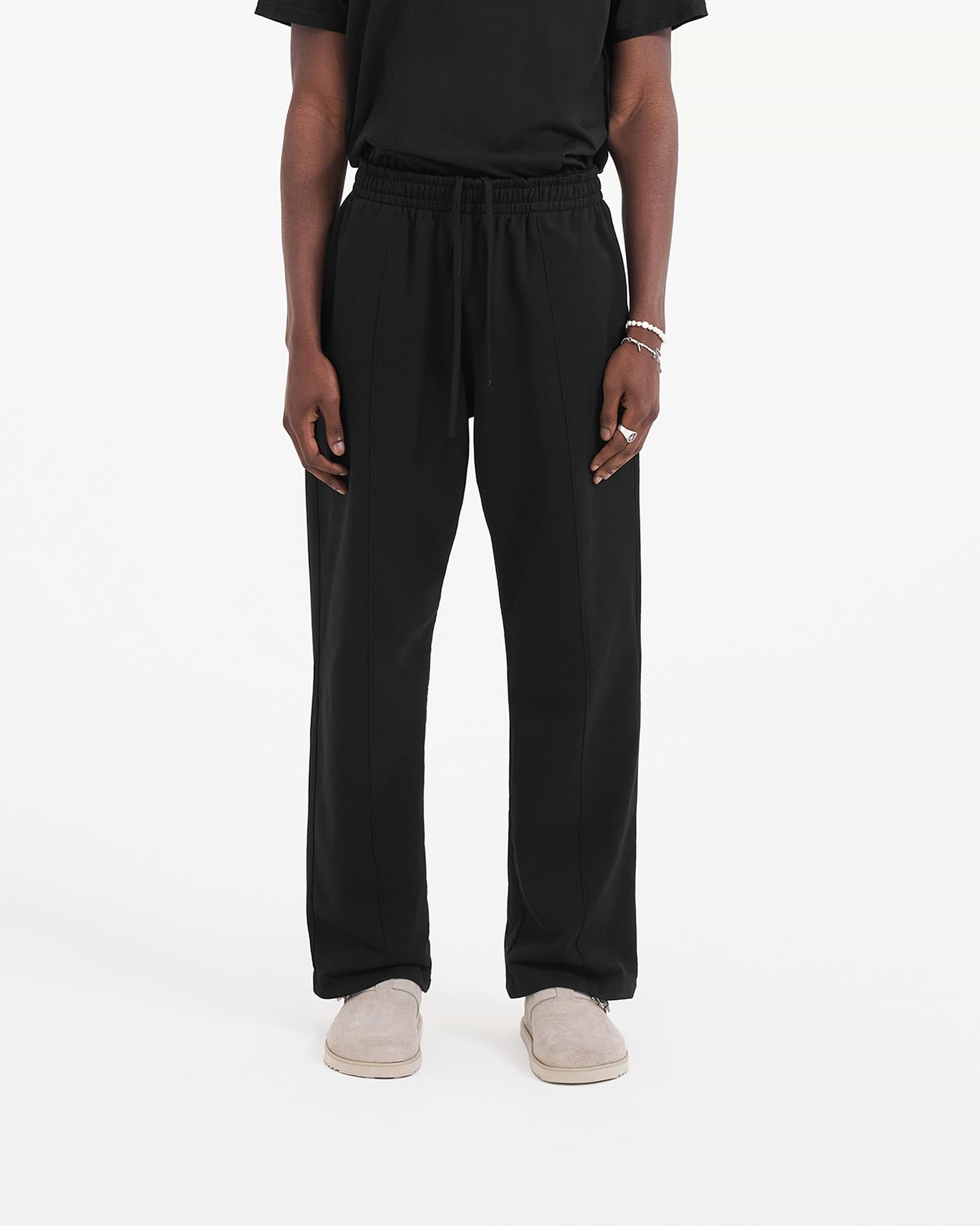 Initial Sweatpant | Jet Black Pants Initial | Represent Clo